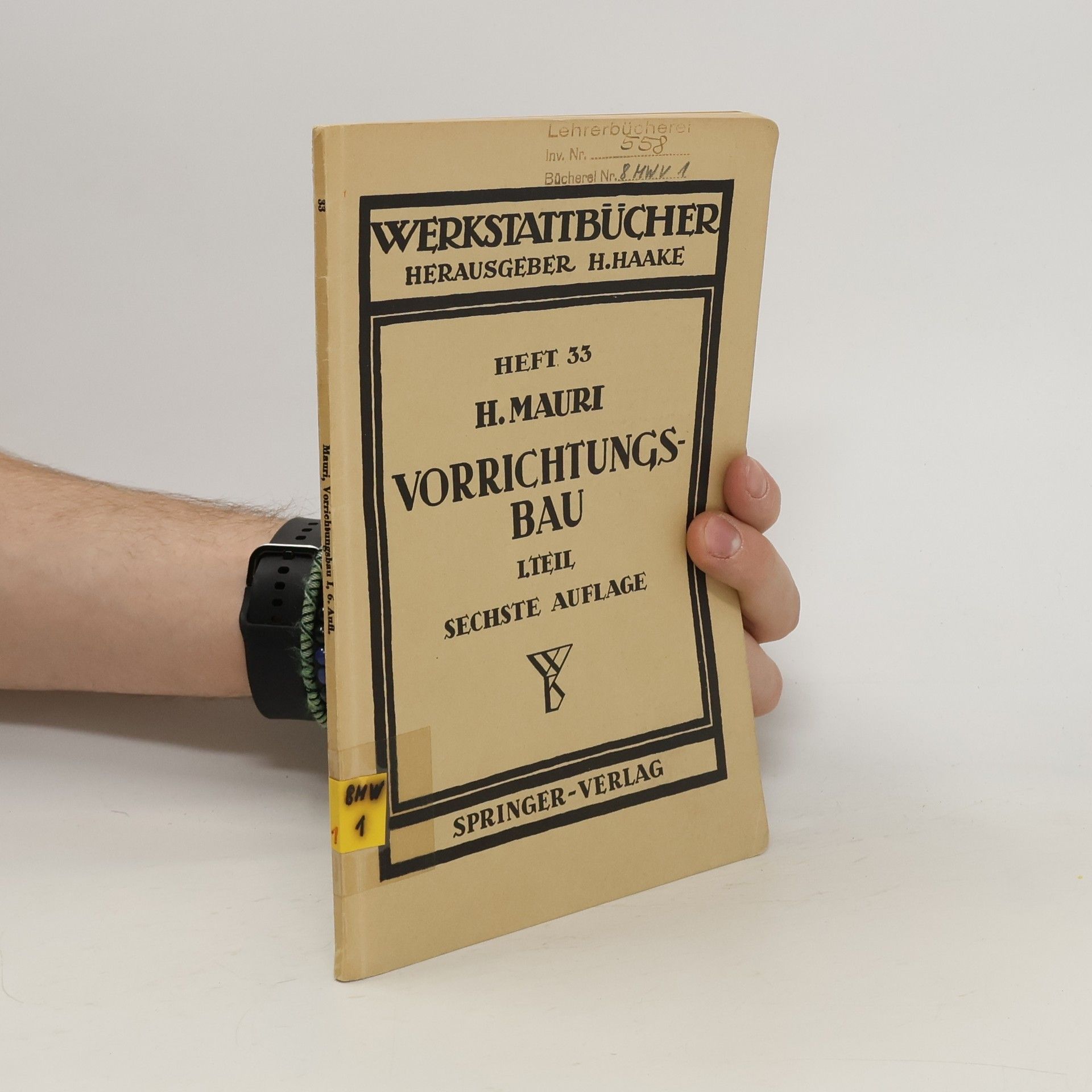 Heinrich Mauri Der Vorrichtungsbau