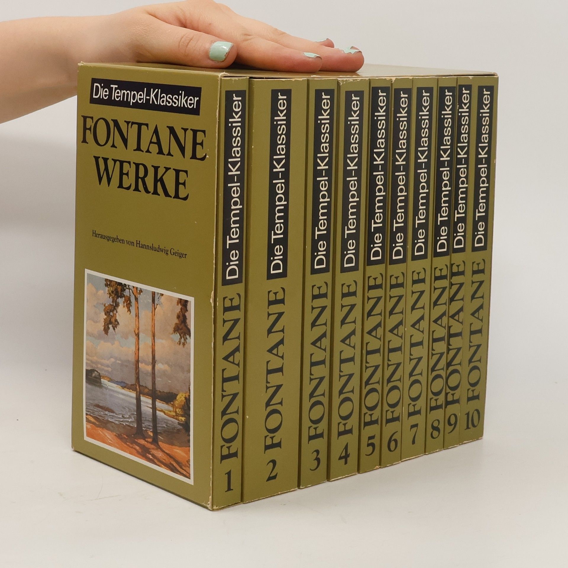 Theodor Fontane Werke. Die Tempel-Klassiker 1-10.