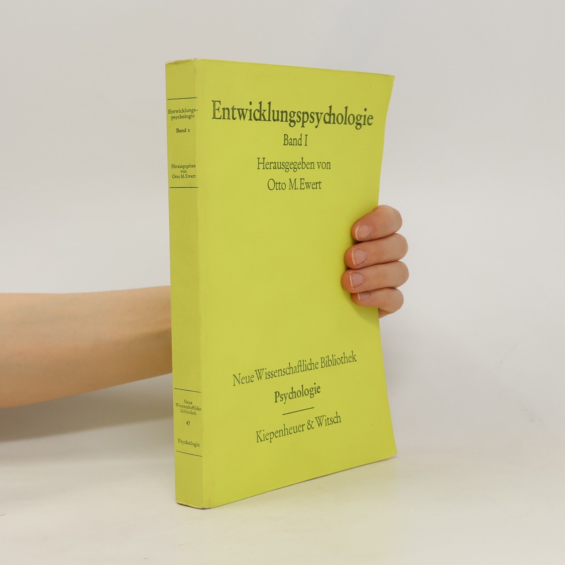 Entwicklungspsychologie. Band I