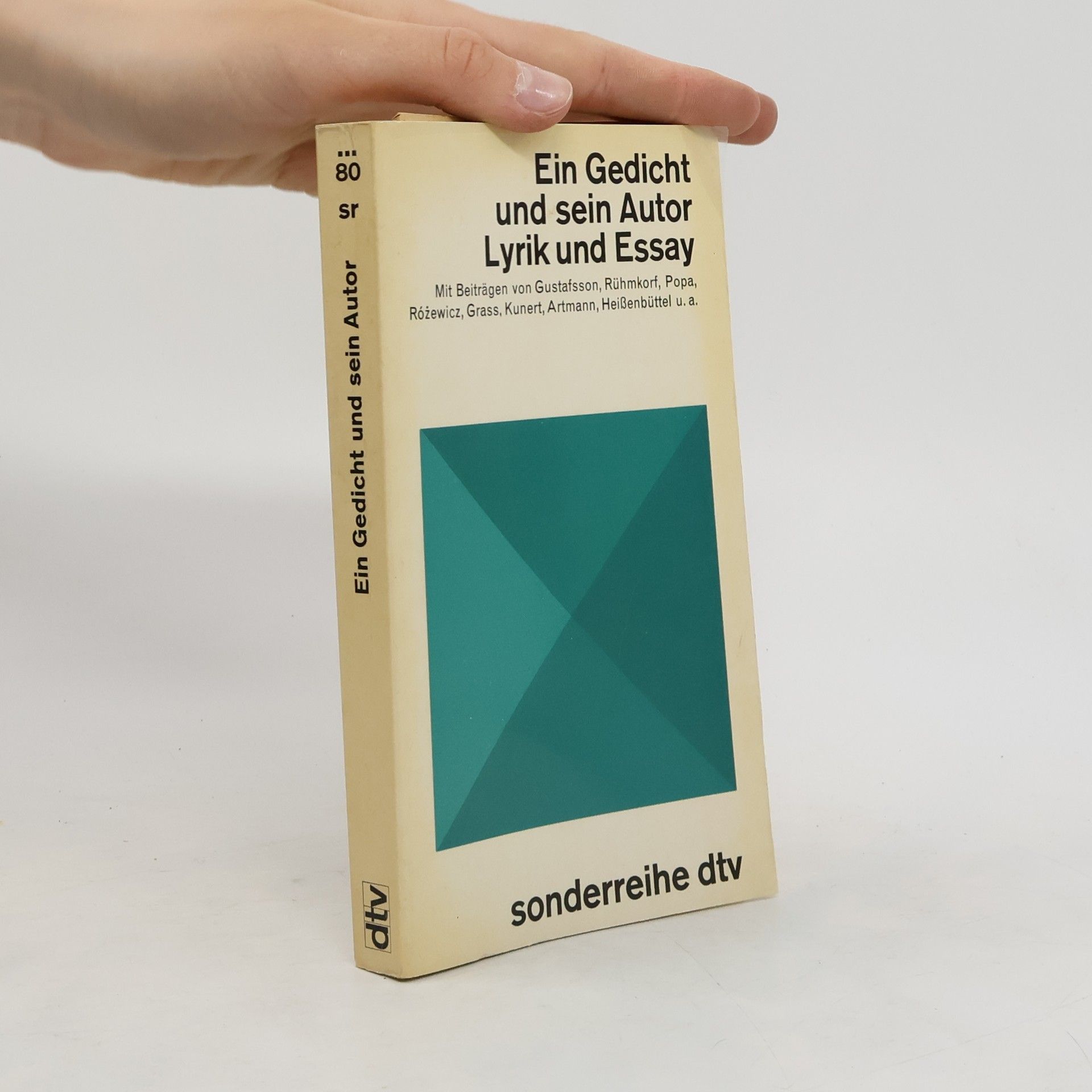W. Hollerer Ein Gedicht und sein Autor Lyrik und Essay
