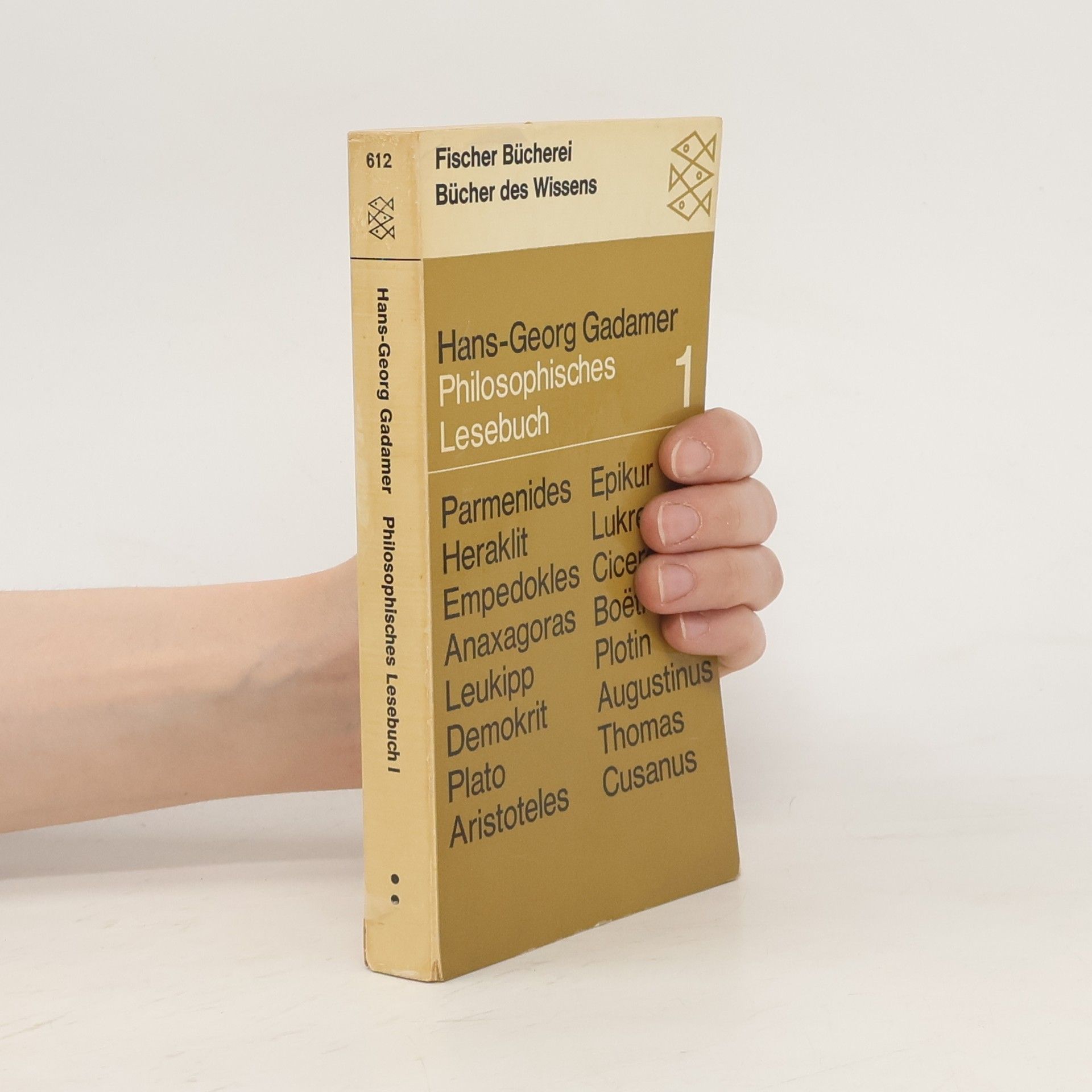 Hans-Georg Gadamer Philosophisches Lesebuch 1
