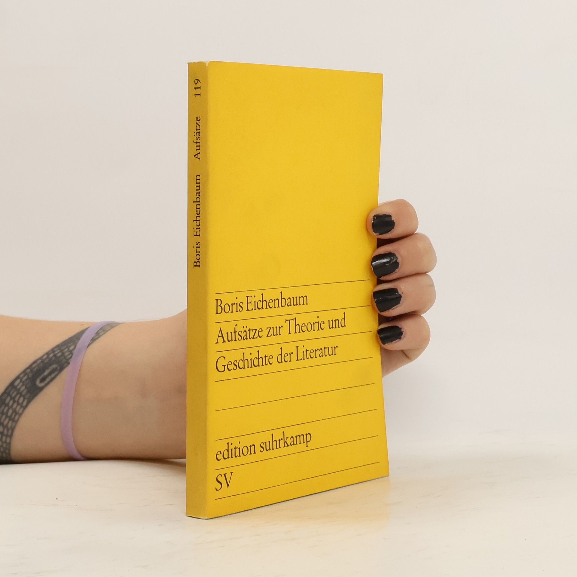 Boris Eichenbaum Aufsätze zur Theorie und Geschichte der Literatur
