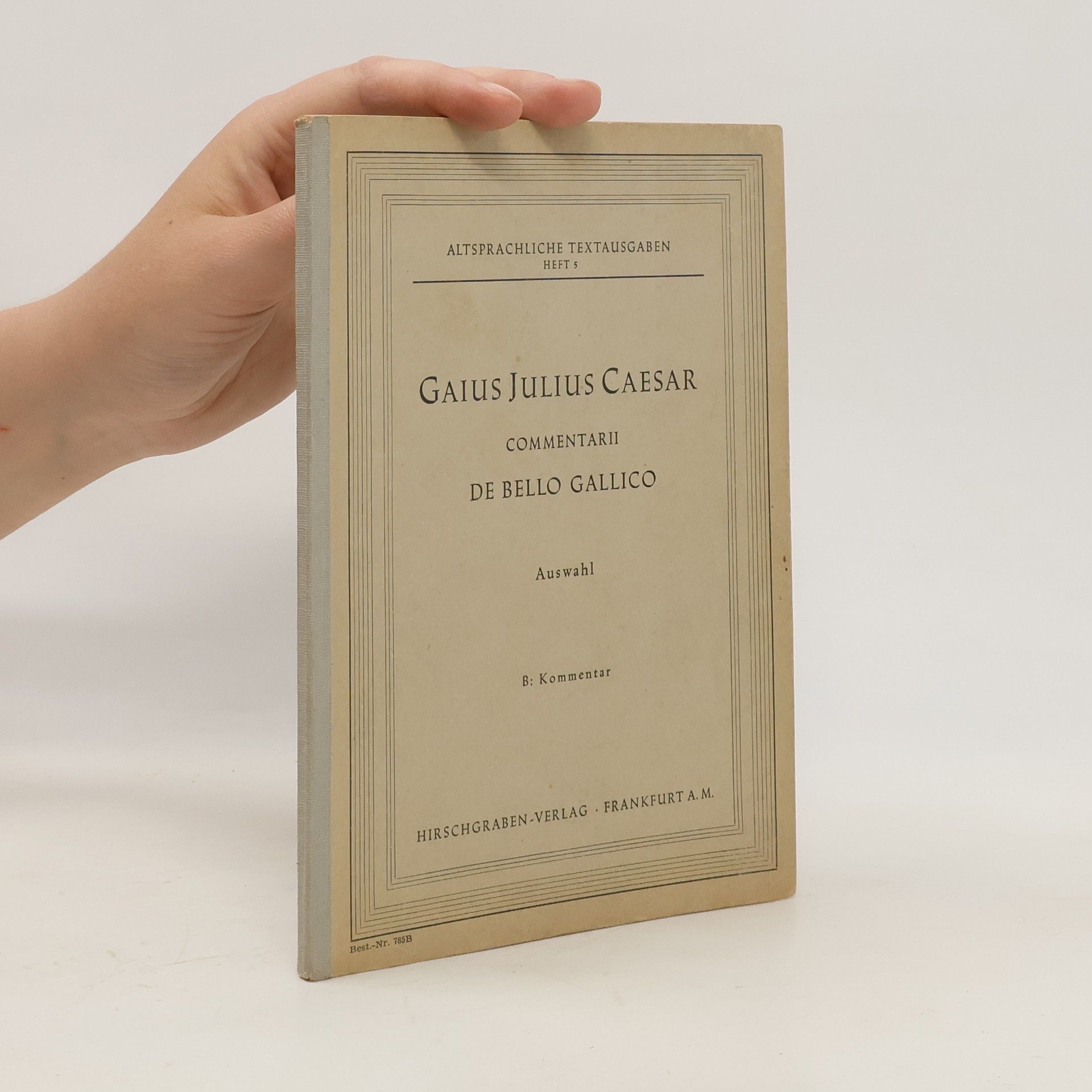Julius Caesar Commentari de Bello Gallico