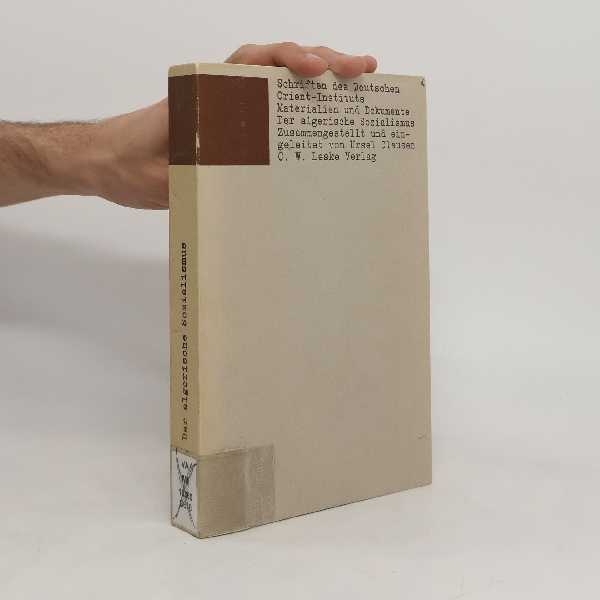 Ursel Clausen Der algerische Sozialismus