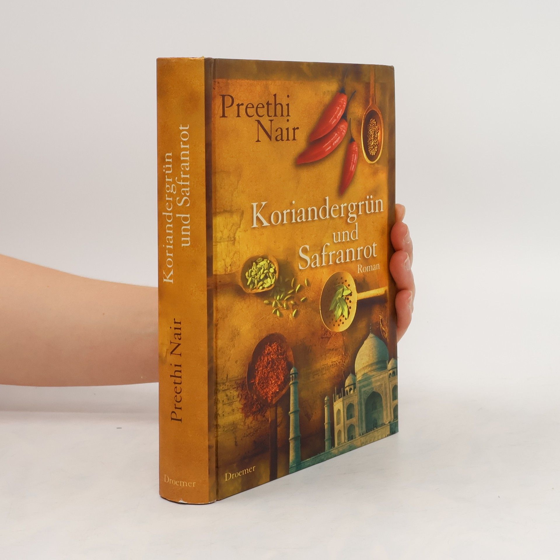 Preethi Nair Koriandergrün und Safranrot