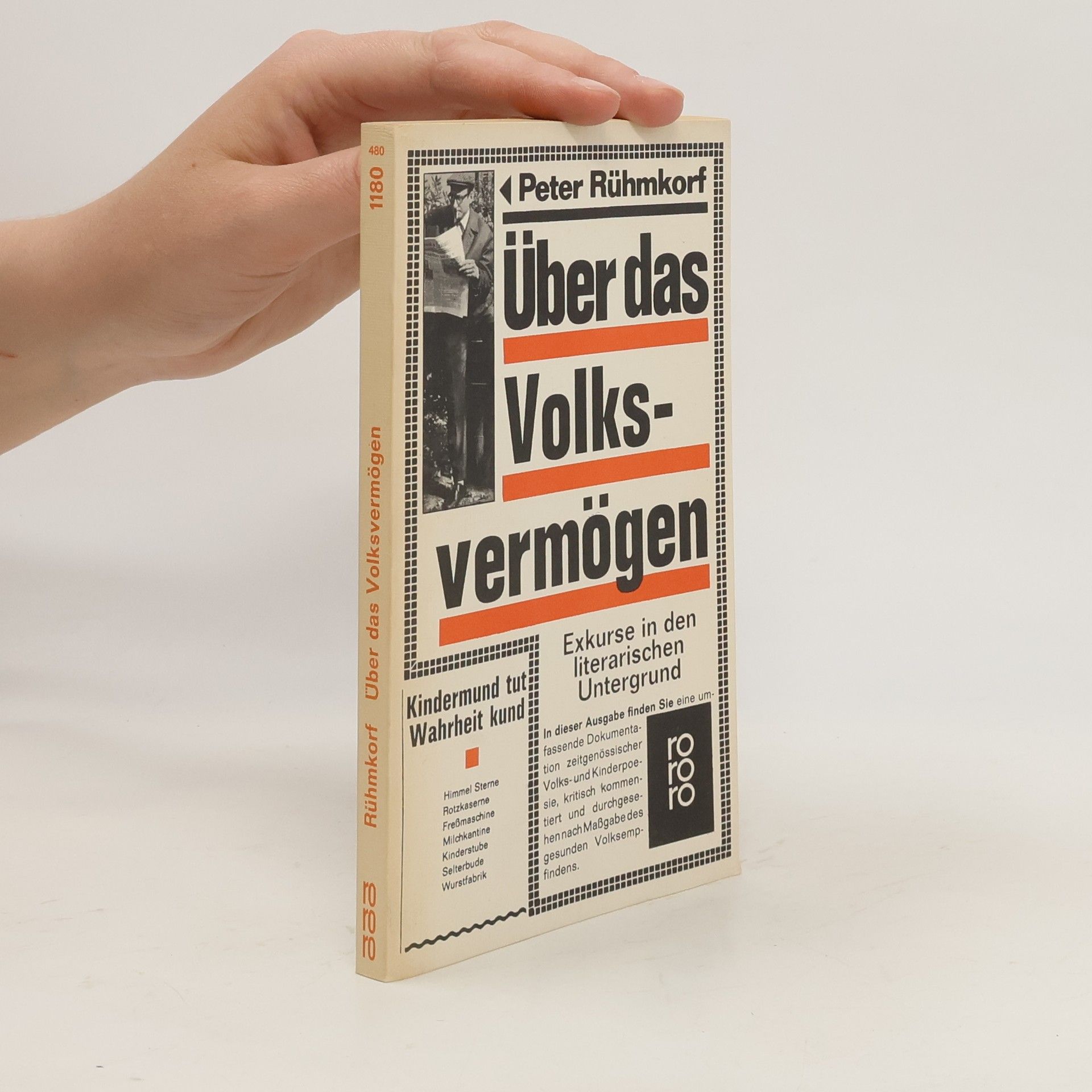 Peter Rühmkorf Über das Volksvermögen