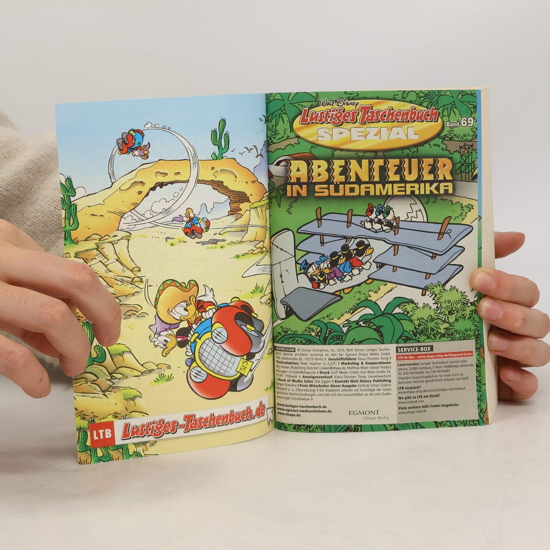 Walt Disney Lustiges Taschenbuch Spezial 69. Abenteuer in Südamerika