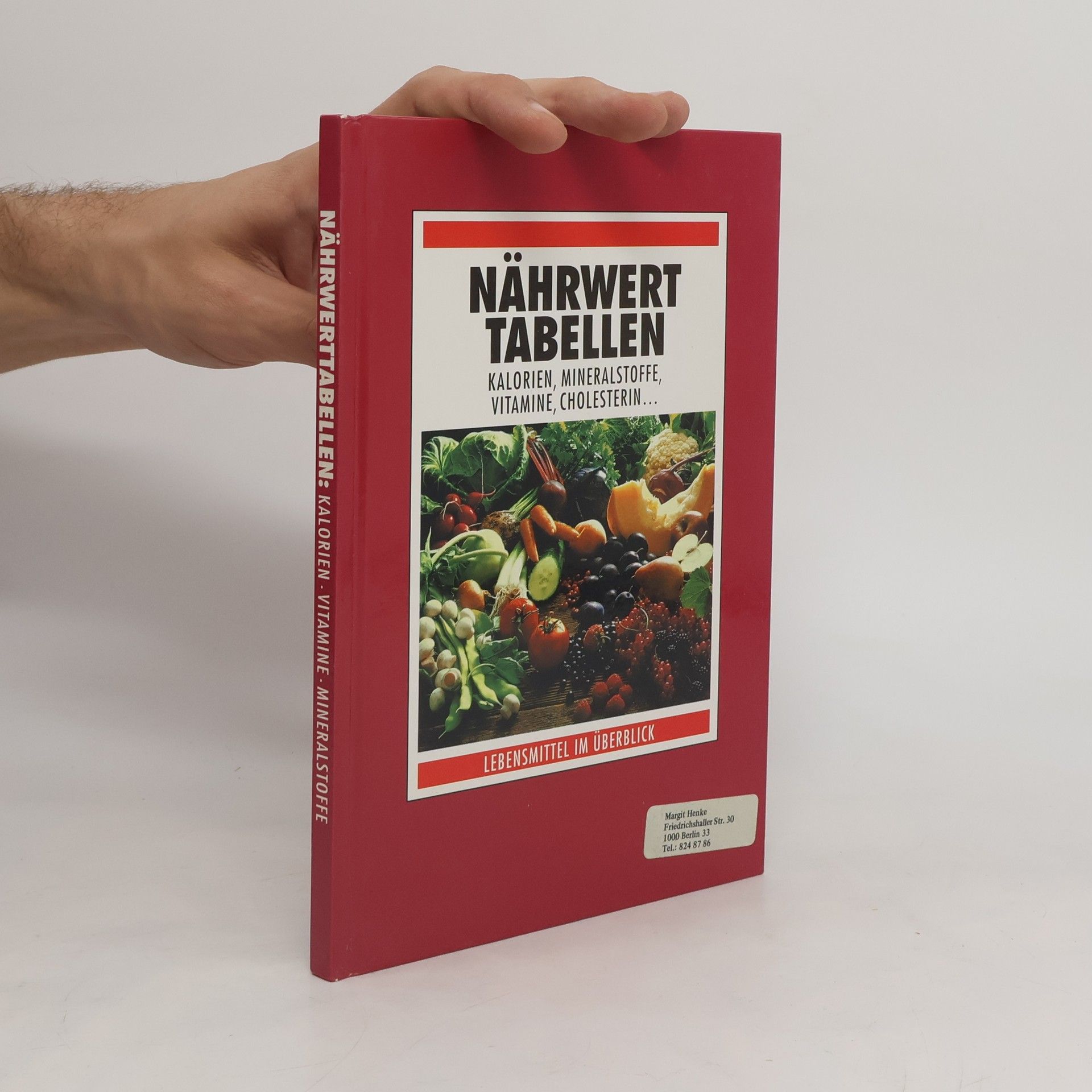 Collectif d'auteurs Nährwert Tabellen