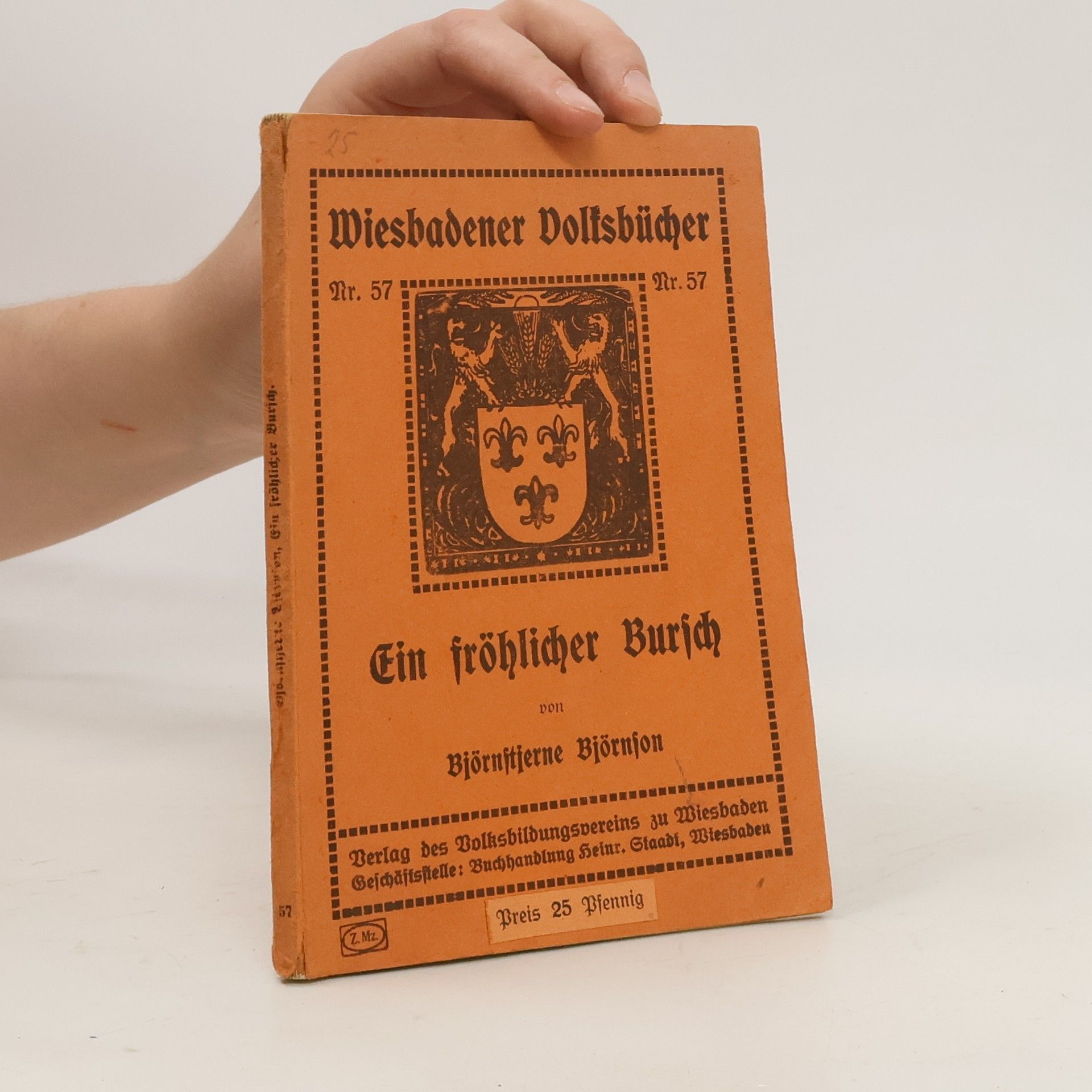 Bjørnstjerne Bjørnson Ein fröhlicher Bursch