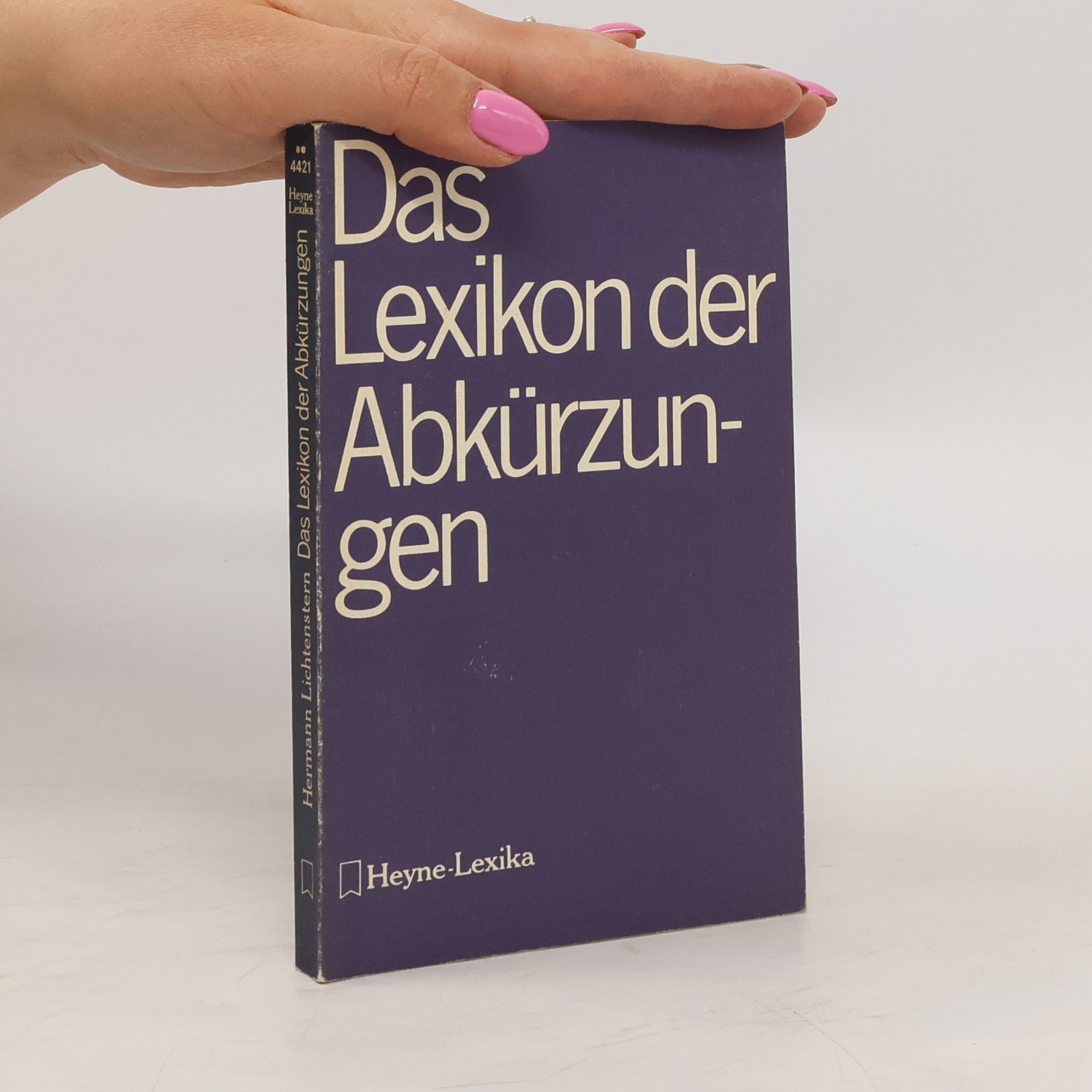 Hermann Lichtenstern Lexikon der Abkürzungen