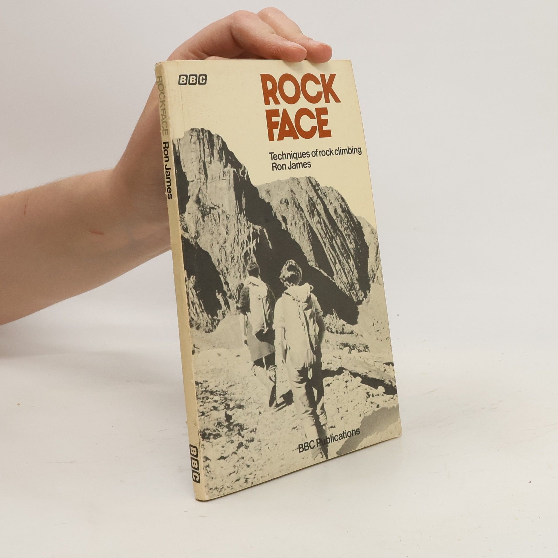 Ron James Rock Face. Techniques of Rock Climbing