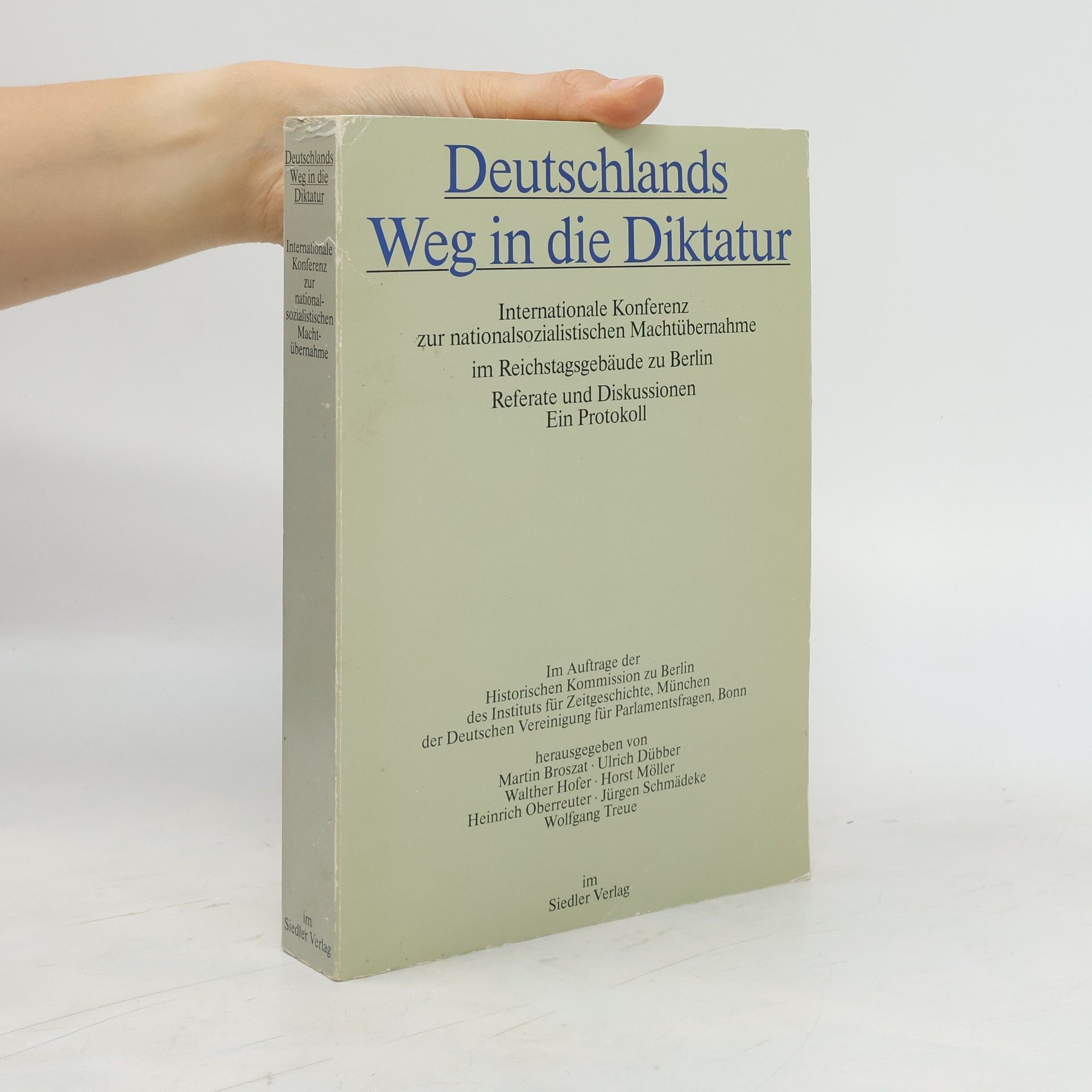 Martin Broszat Deutschlands Weg in die Diktatur