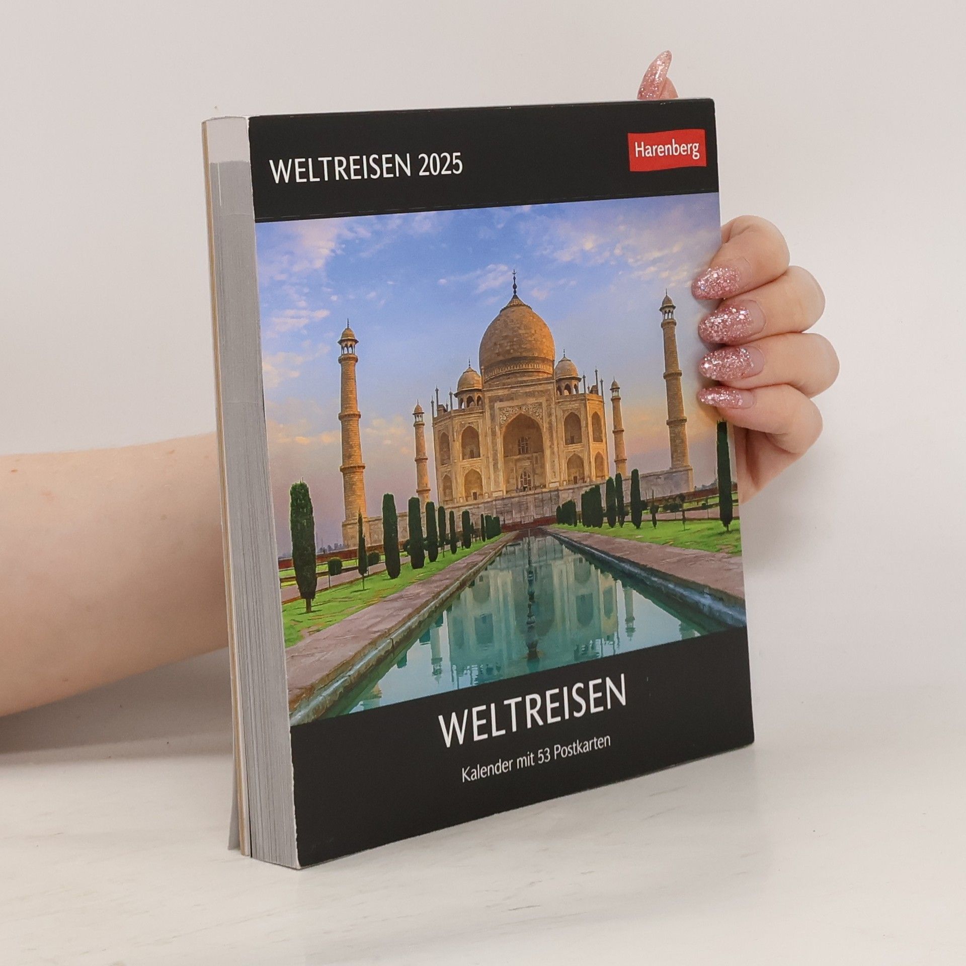 Harenberg Weltreisen Postkartenkalender 2025 - Kalender mit 53 Postkarten