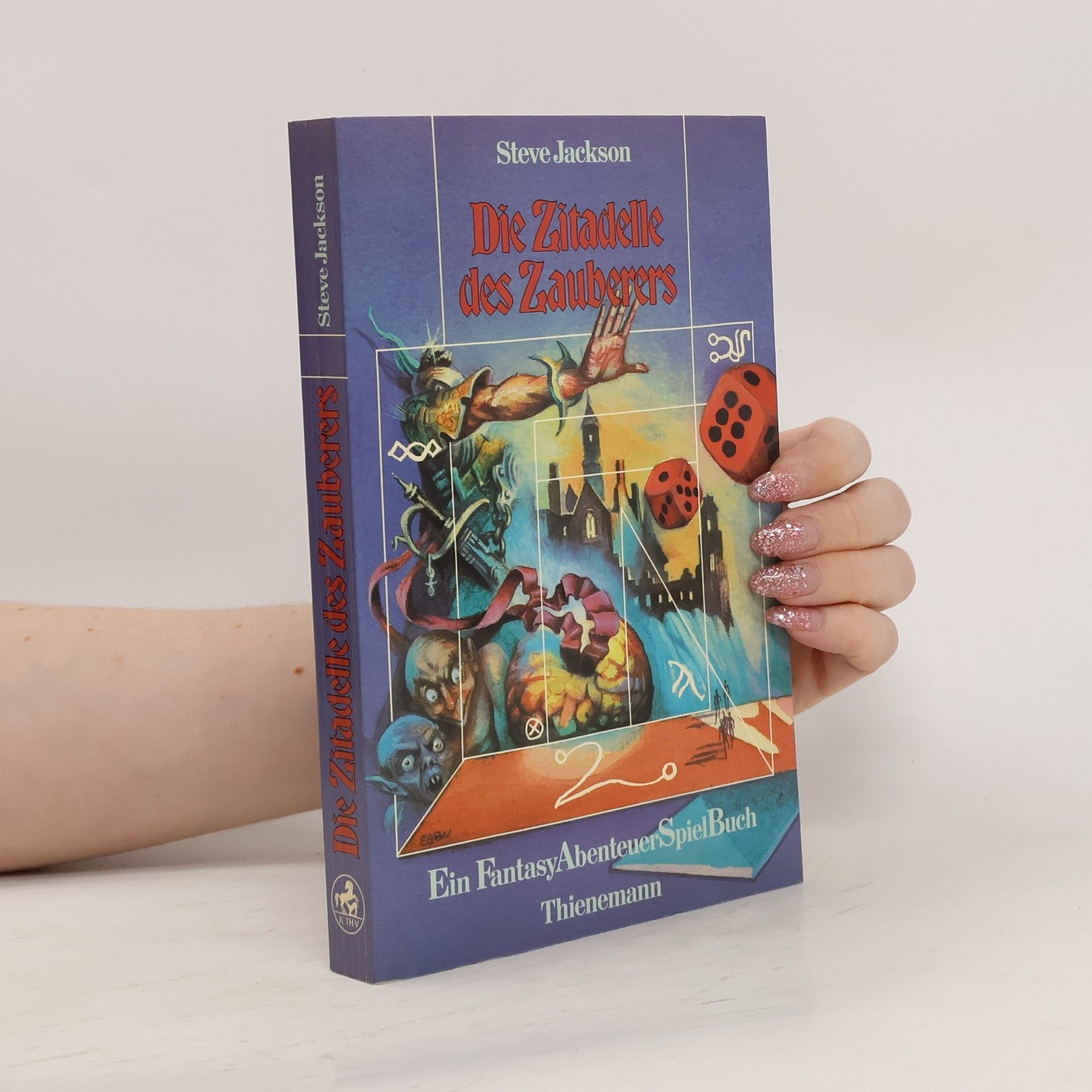 Steve Jackson Die Zitadelle des Zauberers. Ein Fantasy Abenteuer Spiel Buch.