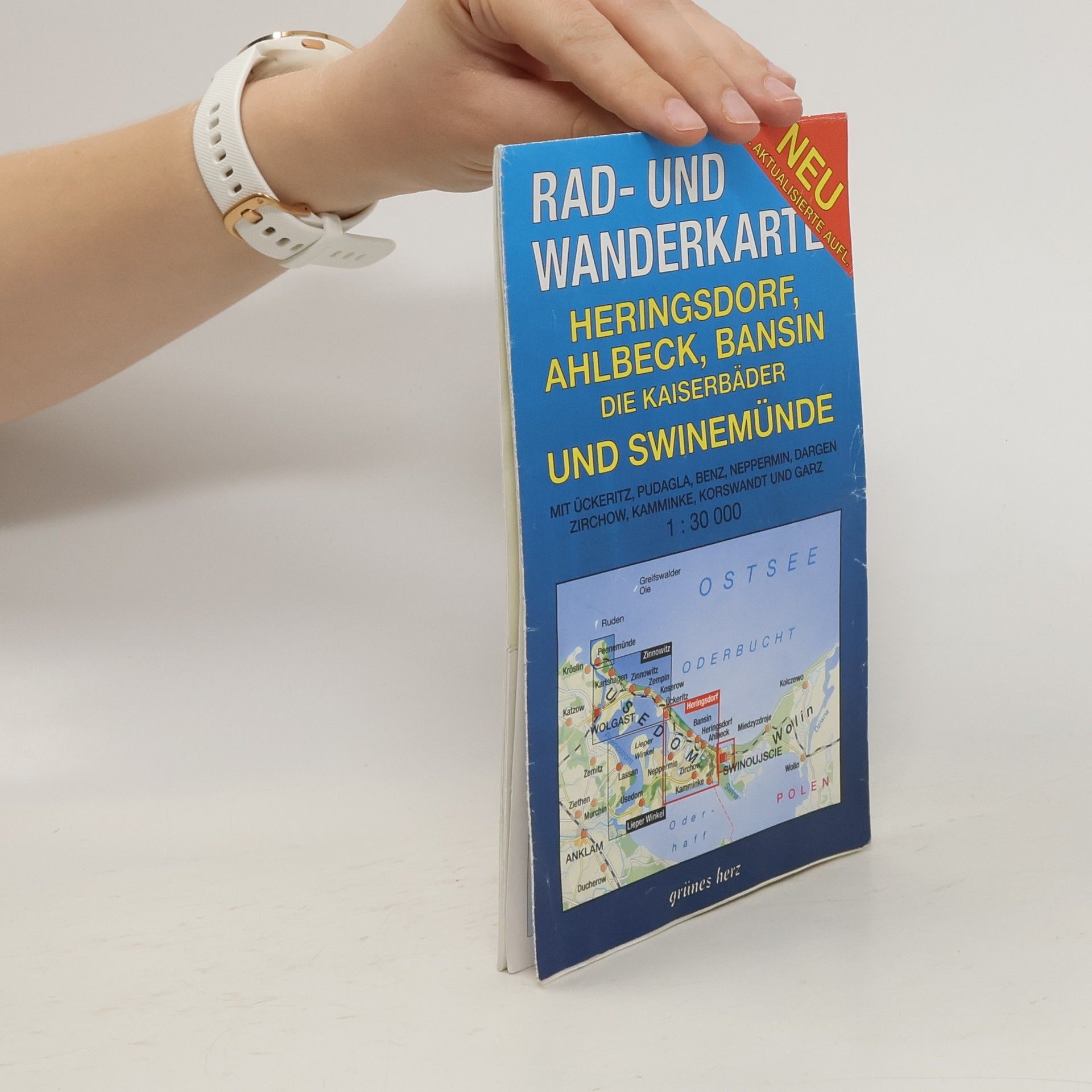 kolektiv Rad- und Wanderkarte Heringsdorf, Ahlbeck, Bansin, die Kaiserbäder und Swinemünde