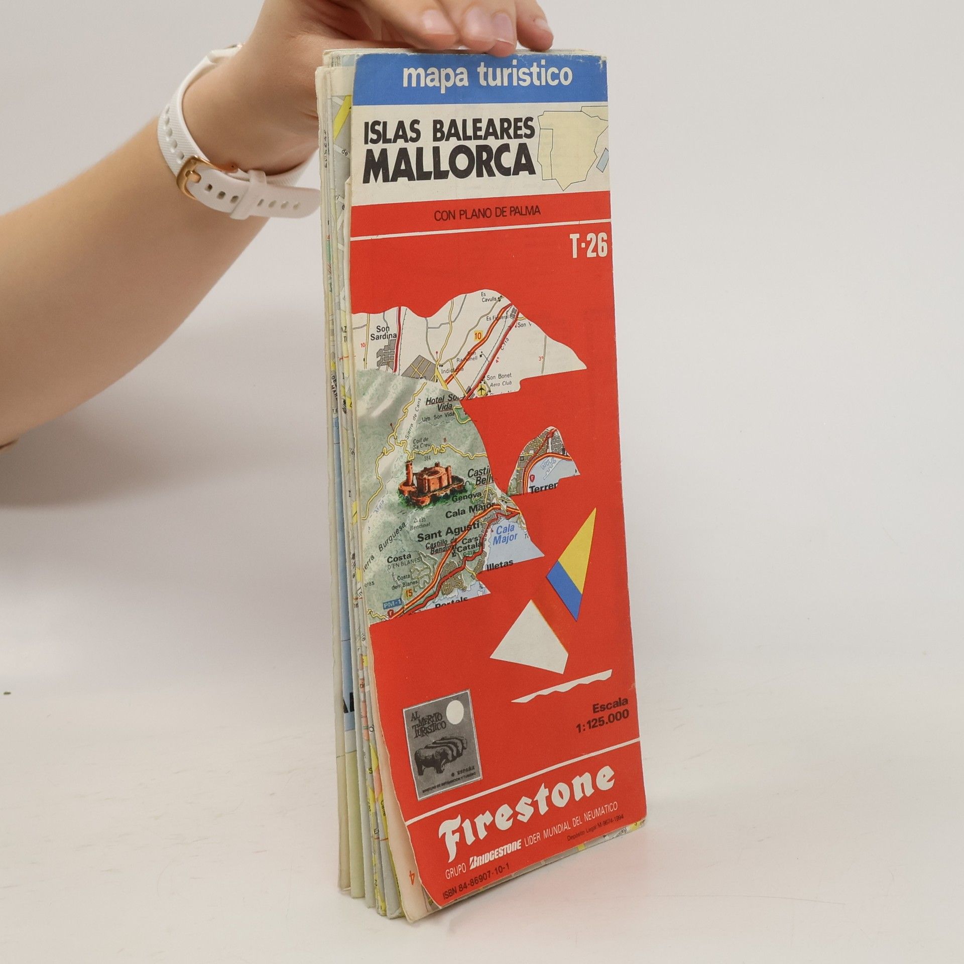 Kolektiv autorů Mapa turístico. Islas Baleares