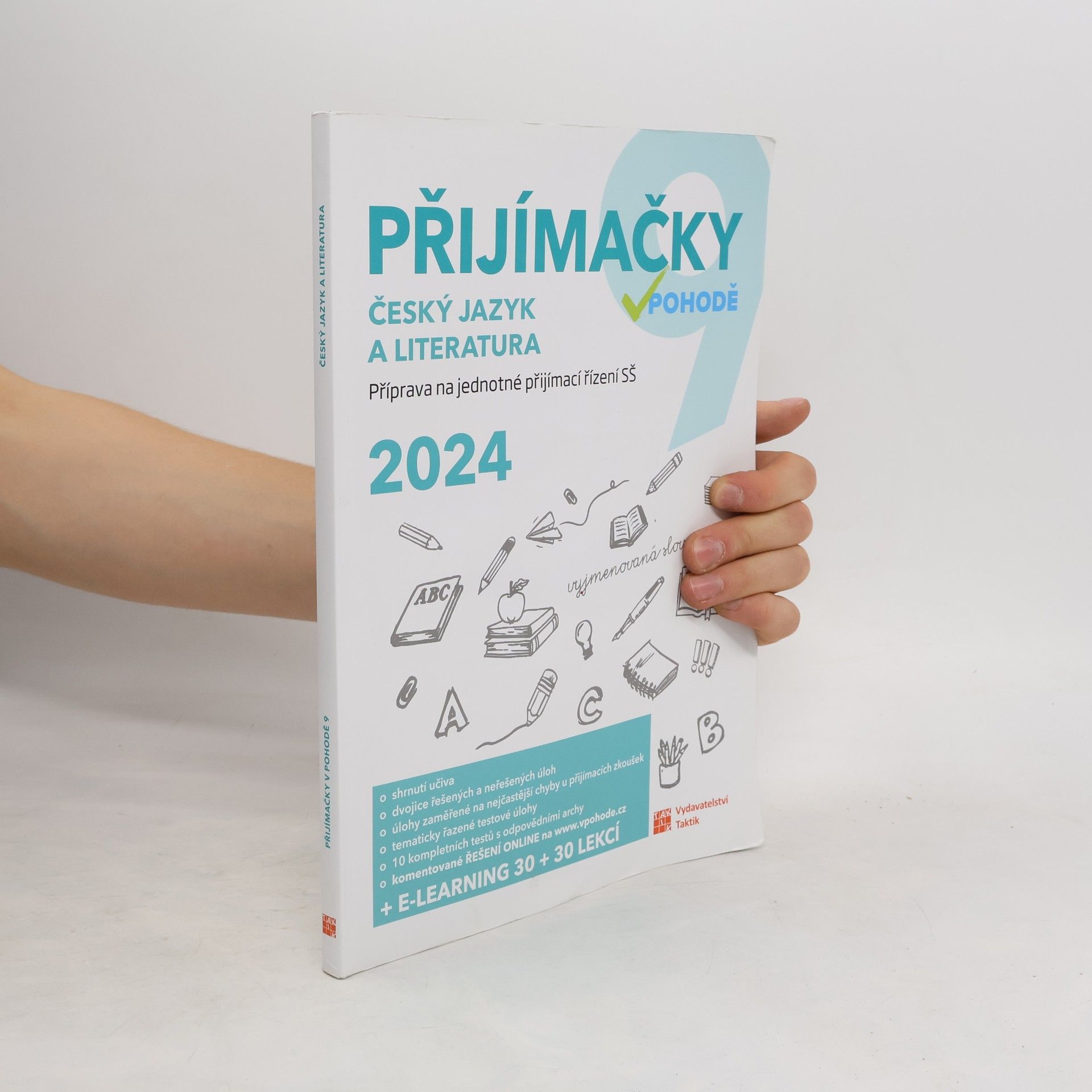 kolektiv Přijímačky v pohodě: příprava na jednotné přijímací řízení SŠ 2024. Český jazyk a literatura