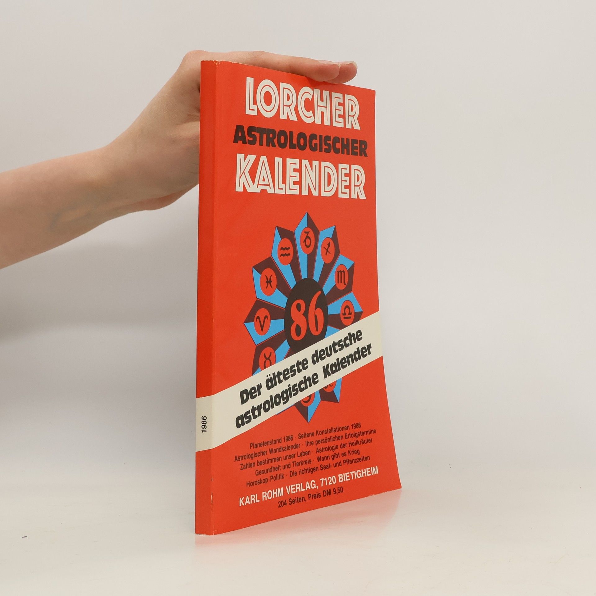 kolektiv Lorcher astrologischer Kalender 1986