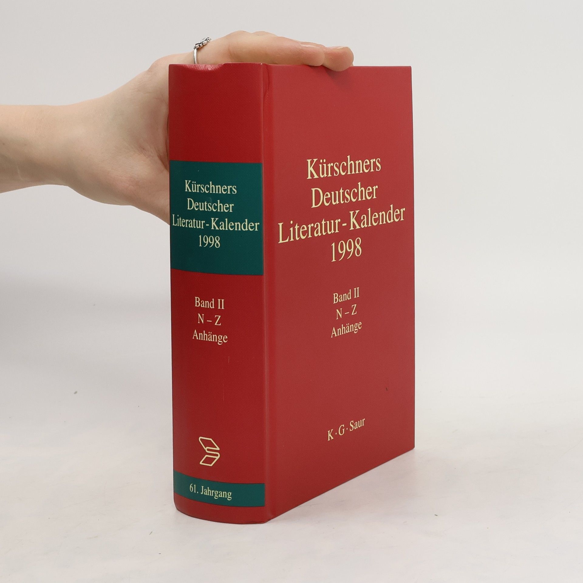 Andreas Klimt Kürschners Deutscher Literatur-Kalender 1998. Band II. N-Z