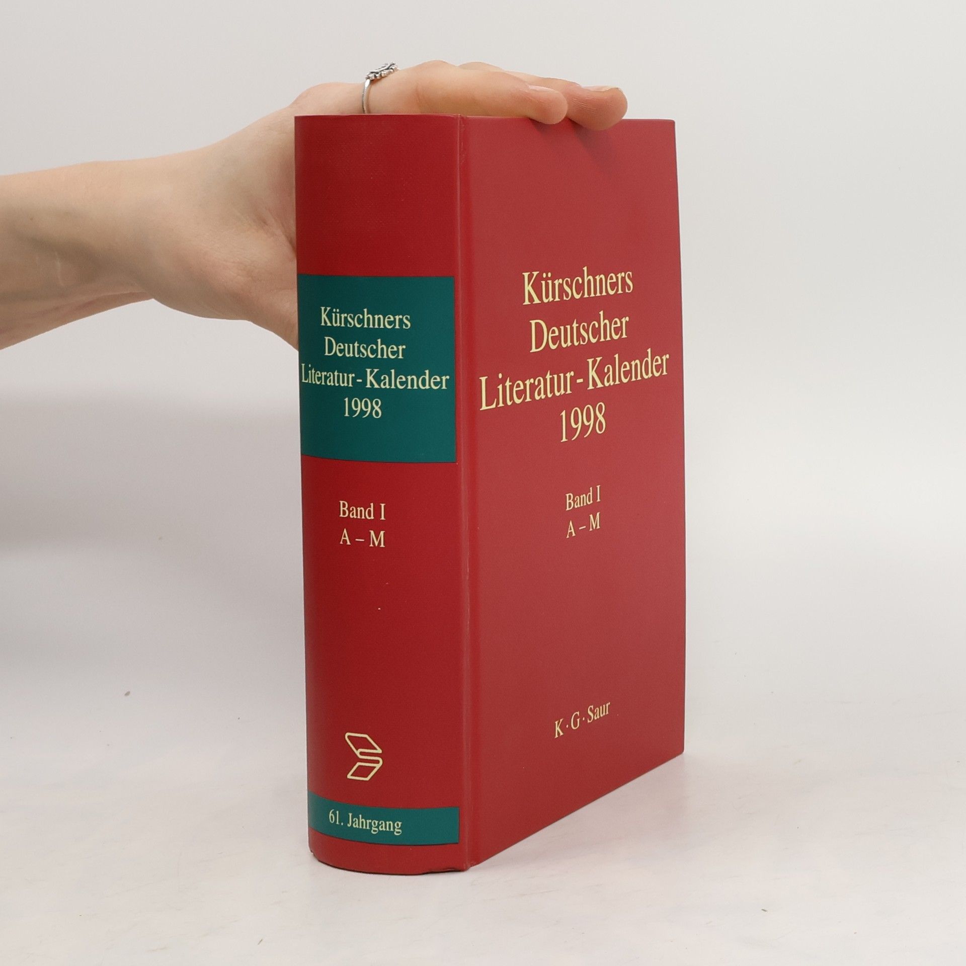 Andreas Klimt Kürschners Deutscher Literatur-Kalender 1998. Band I. A-M