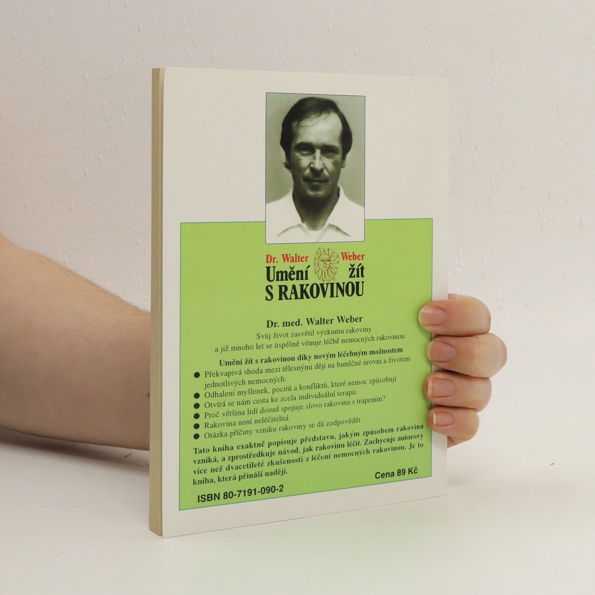 Walter Weber Umění žít s rakovinou