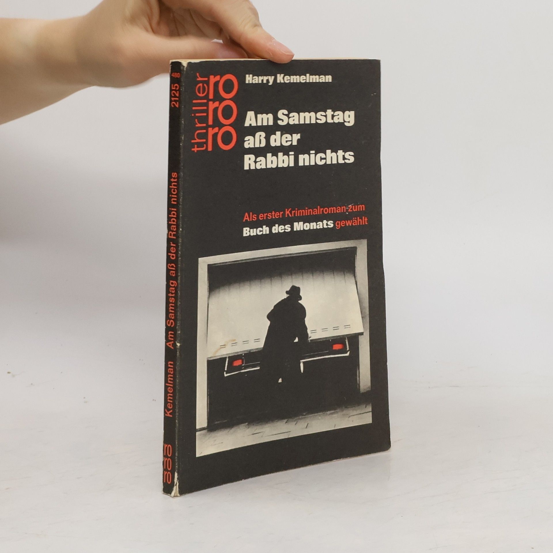 Harry Kemelman Am Samstag aß der Rabbi nichts