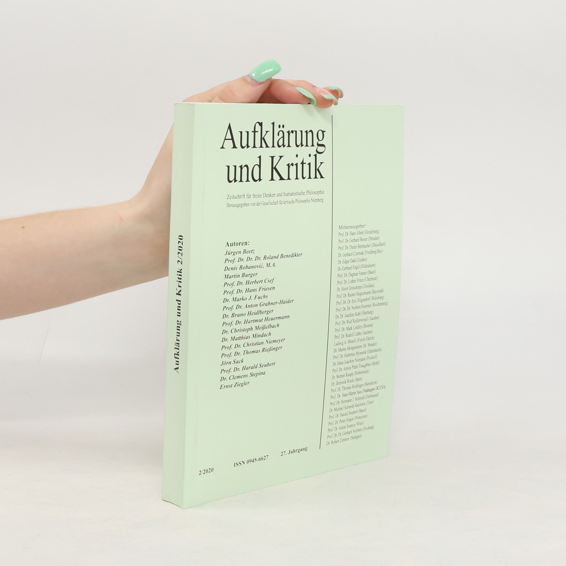 Autorenkollektiv Aufklärung und Kritik 2/2020