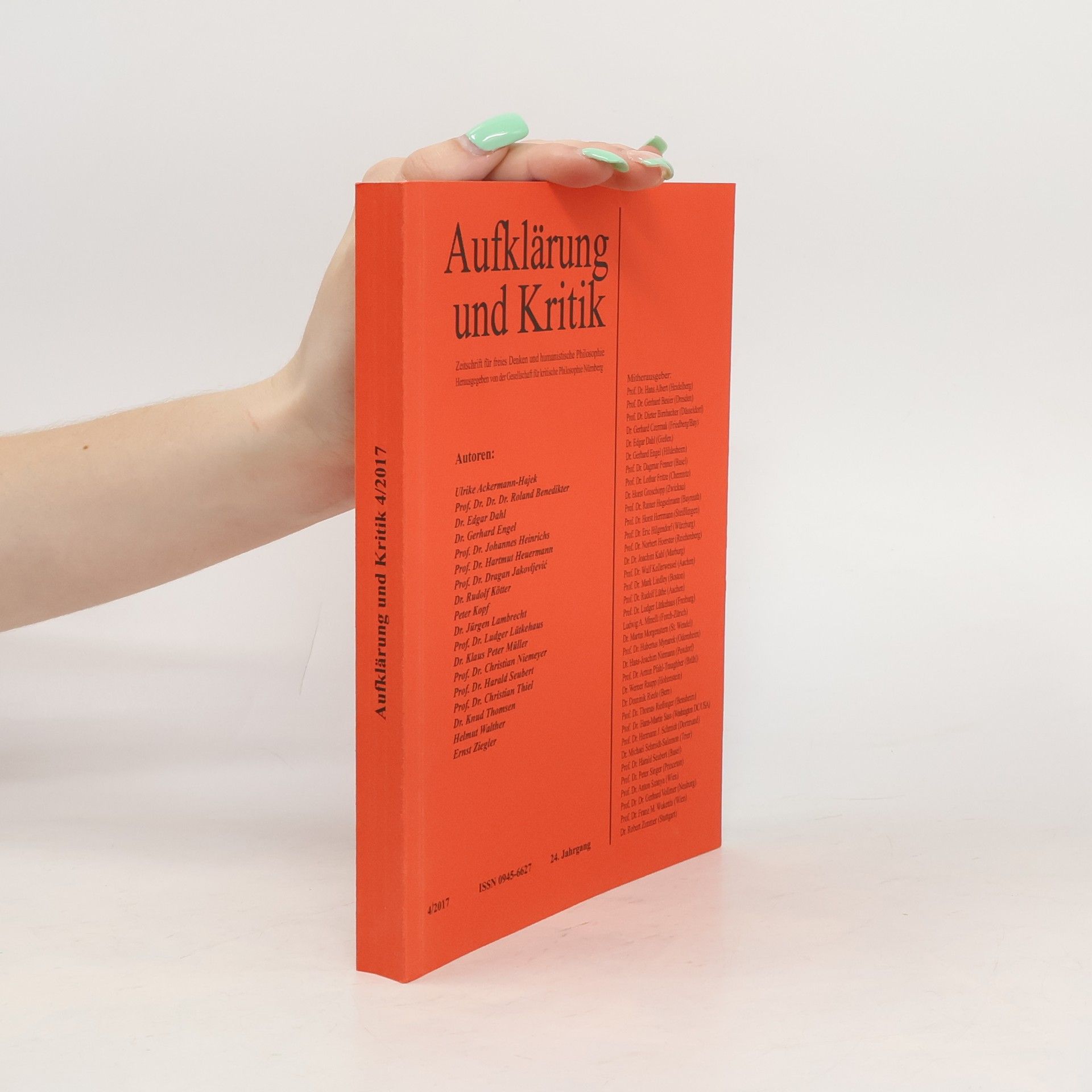 Autorenkollektiv Aufklärung und Kritik 4/2017