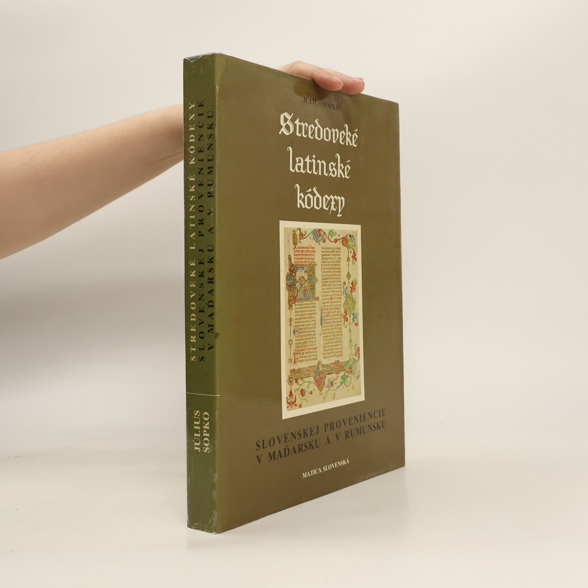 Július Sopko Stredoveké latinské kódexy
