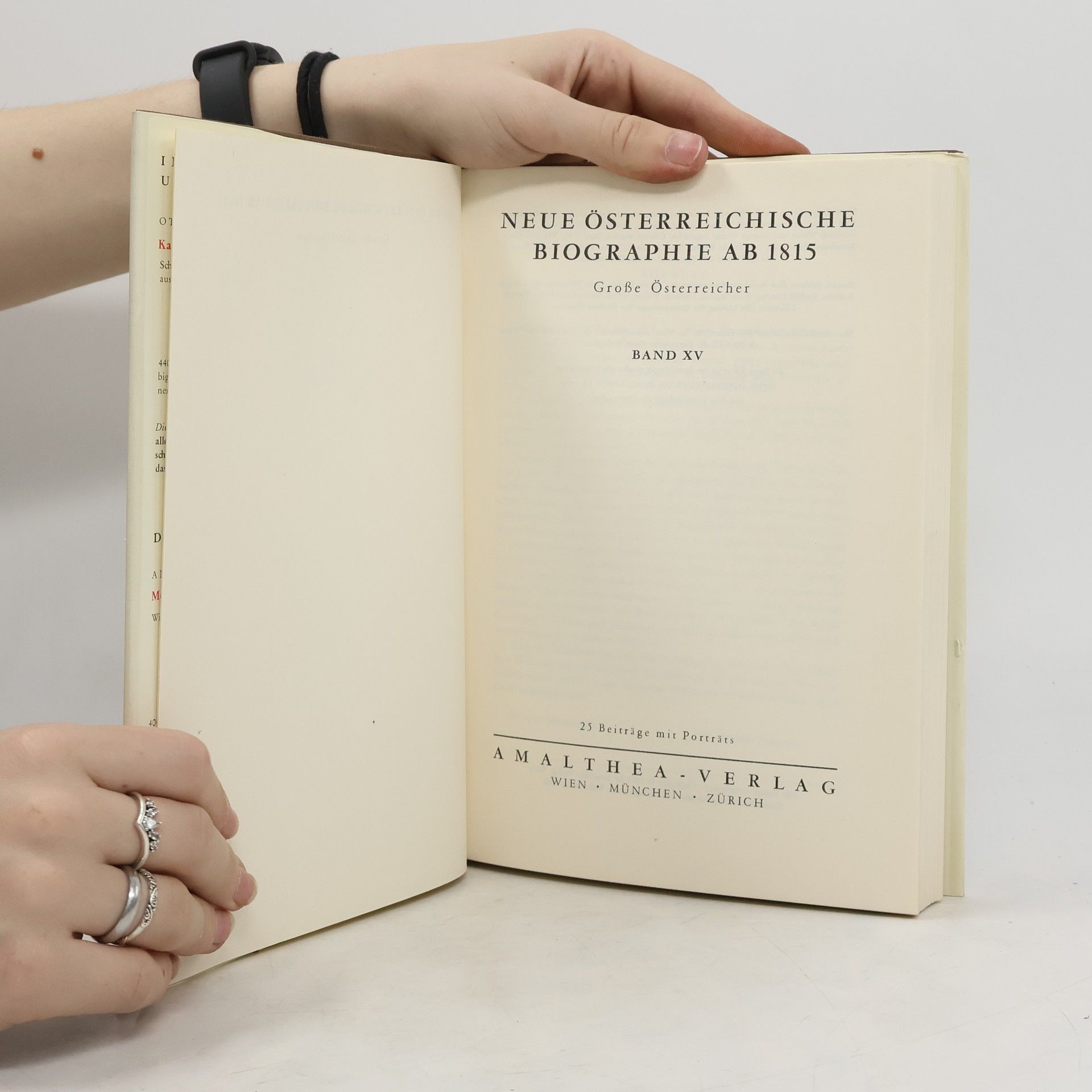 Autorenkollektiv Neue österreichische biographie ab 1815. Band XV