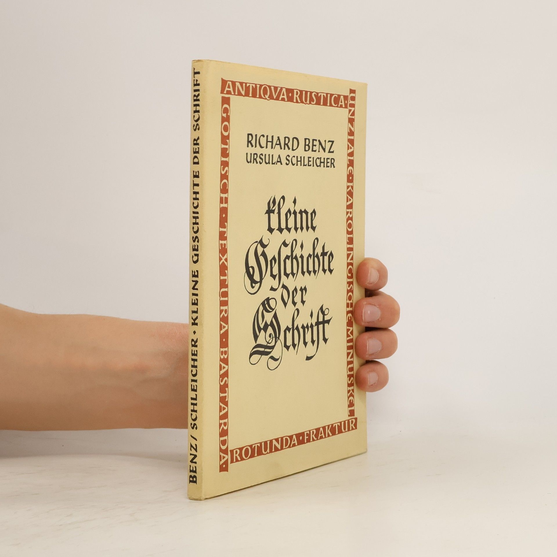 Richard Benz Kleine Geschichte der Schrift