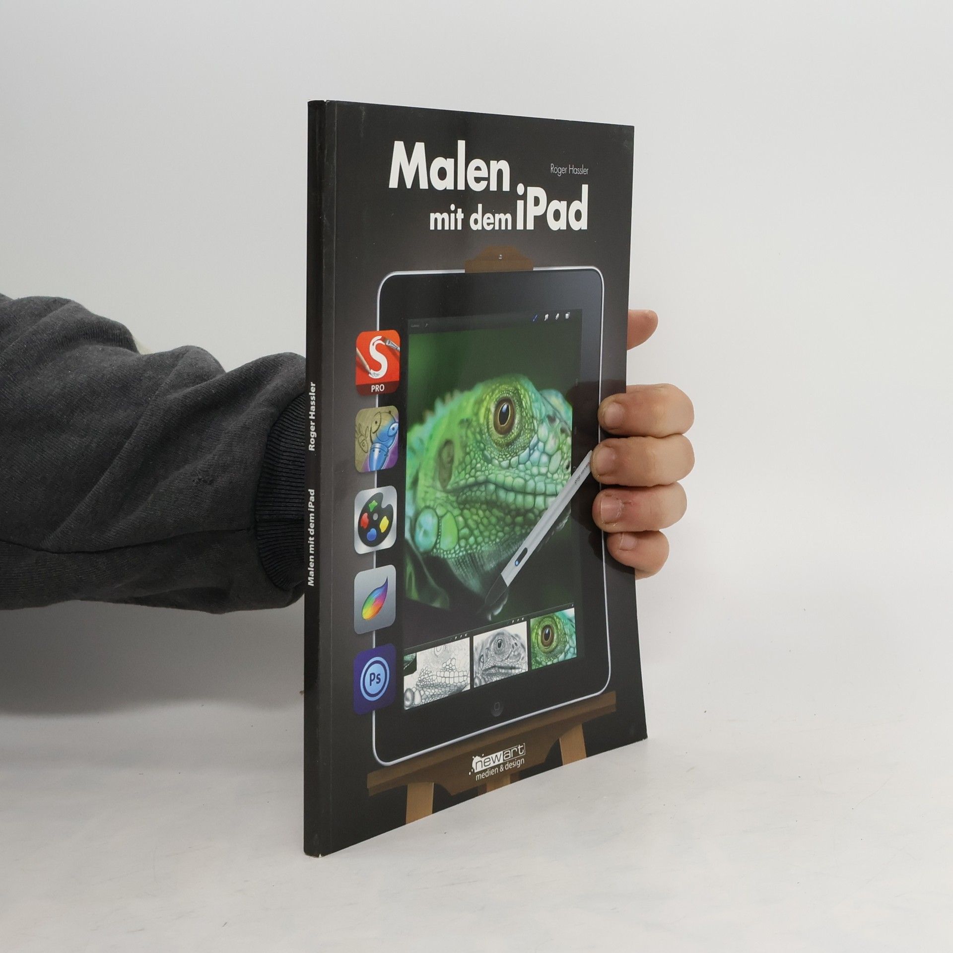 Roger Hassler Malen mit dem iPad