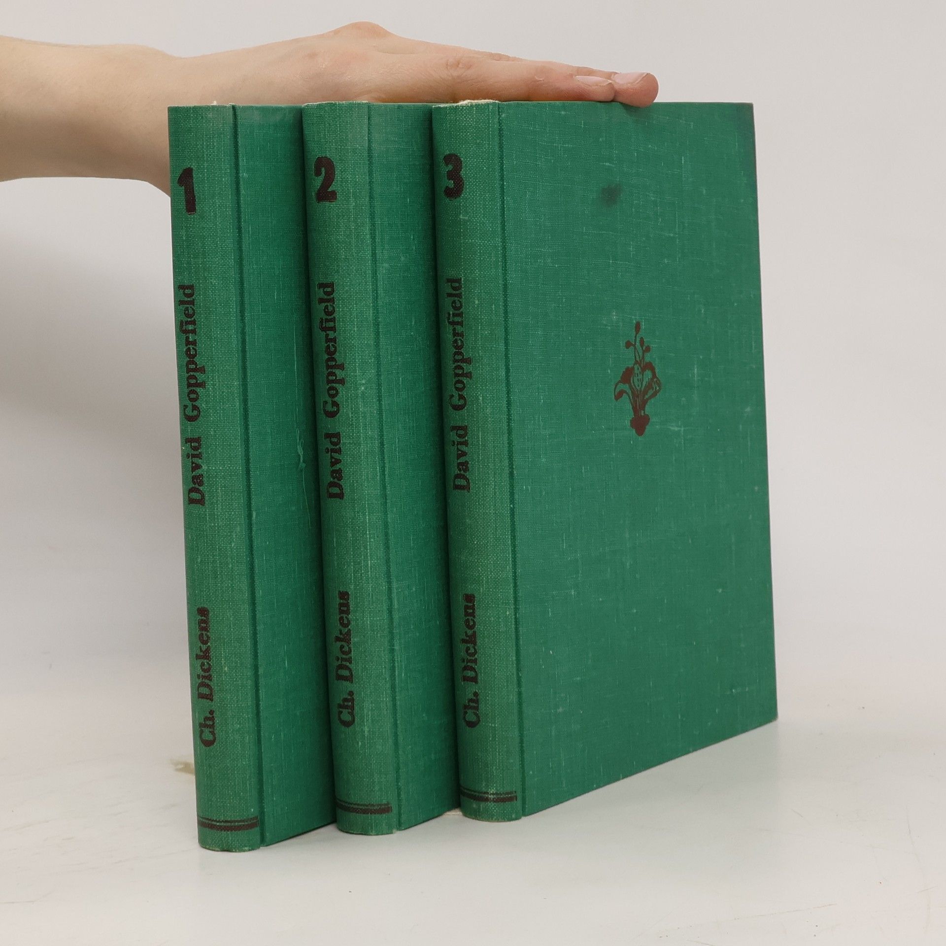 Charles Dickens David Copperfield (3 díly ve třech svazcích)