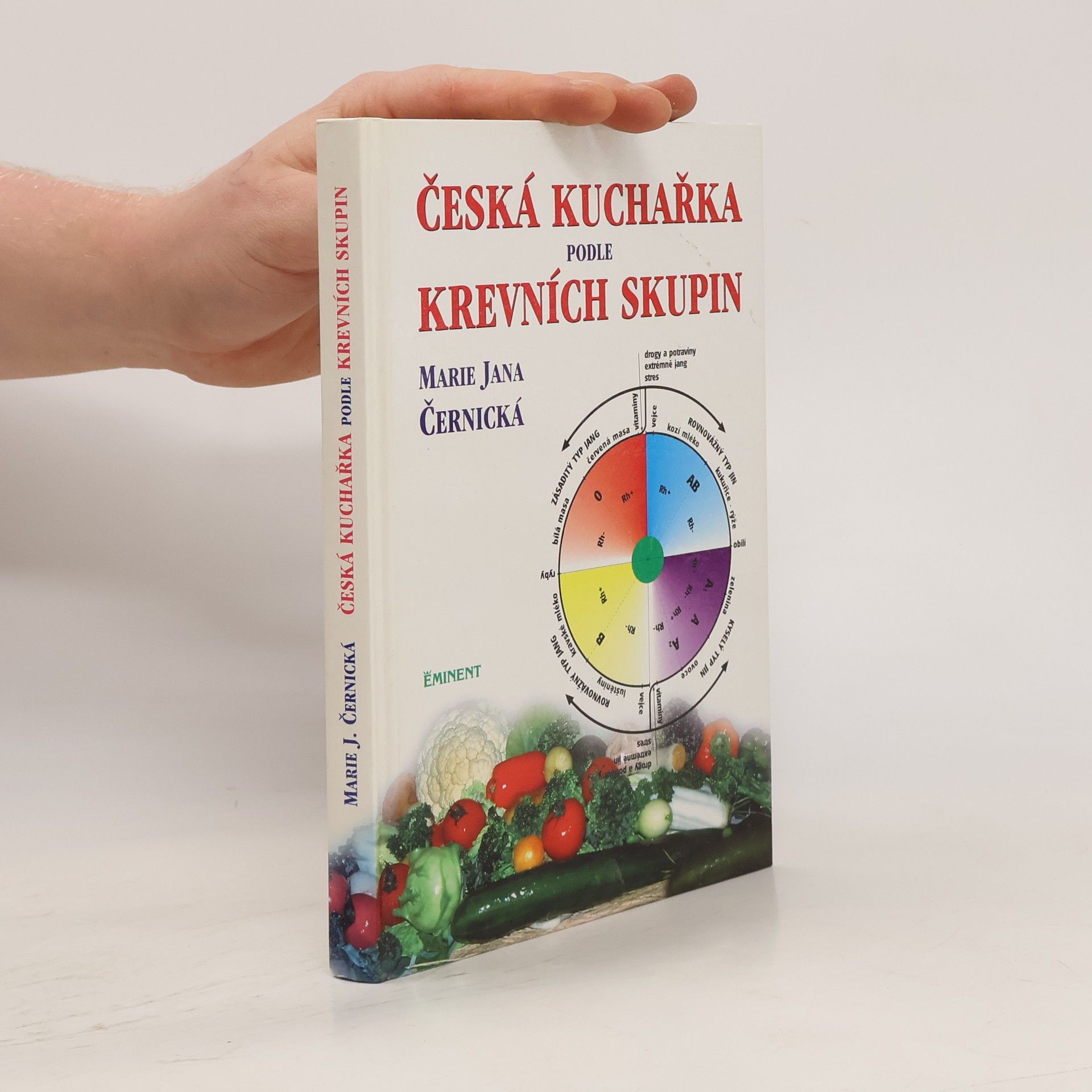 Marie Jana Černická Česká kuchařka podle krevních skupin