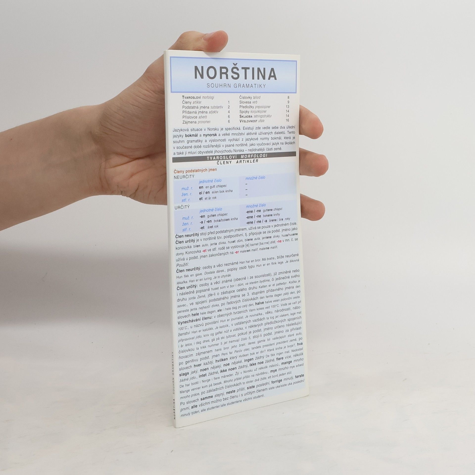 Klára Winklerová Norština - souhrn gramatiky