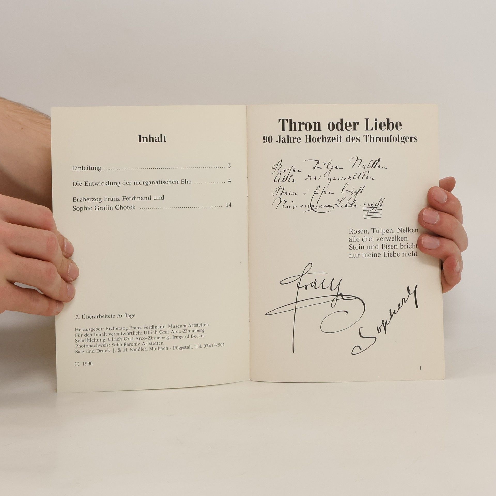 kolektiv Thron oder Liebe. 90 Jahre Hochzeit des Thronfolgers