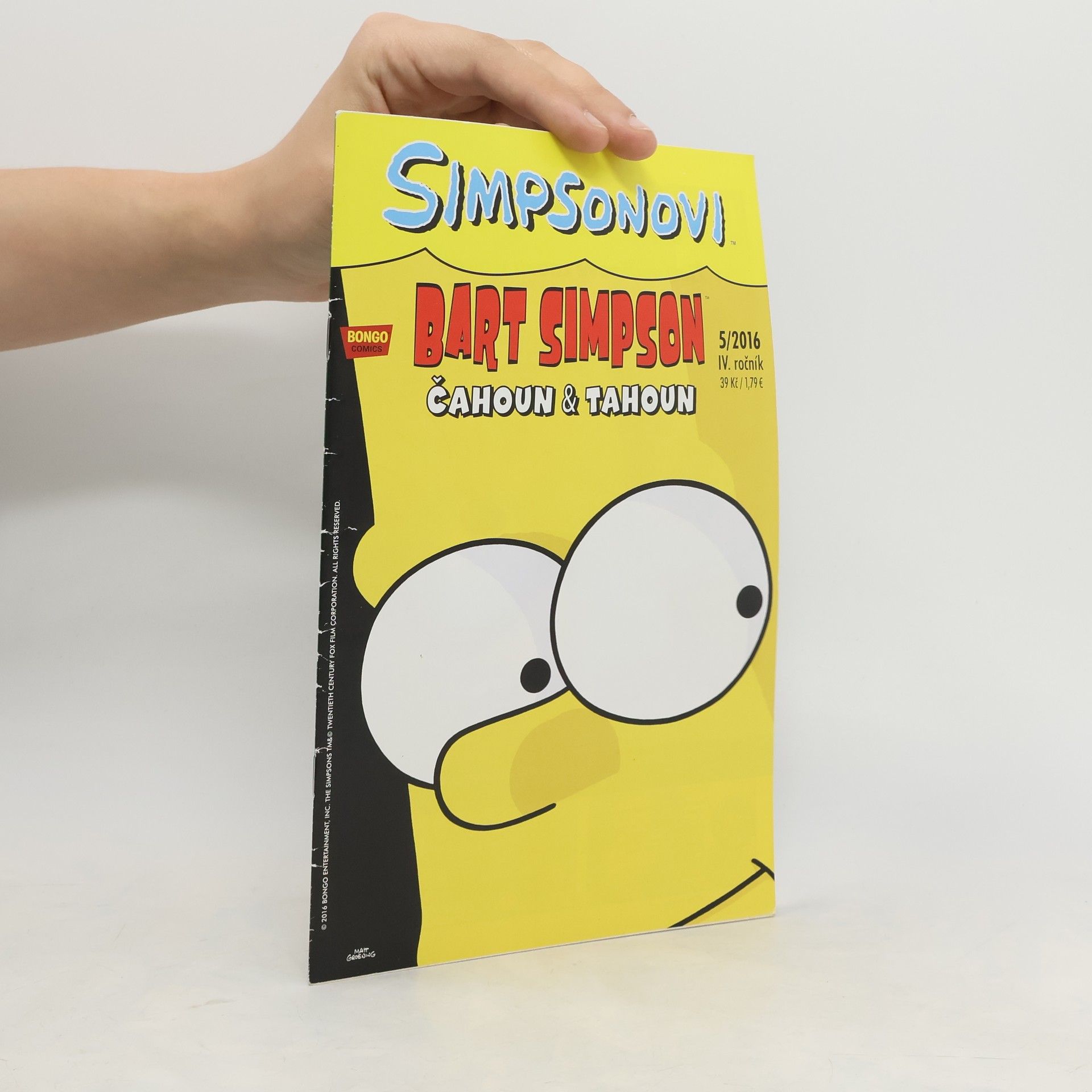 kolektiv Simpsonovi 5/2016, IV. ročník: Bart Simpson - Čahoun & Tahoun