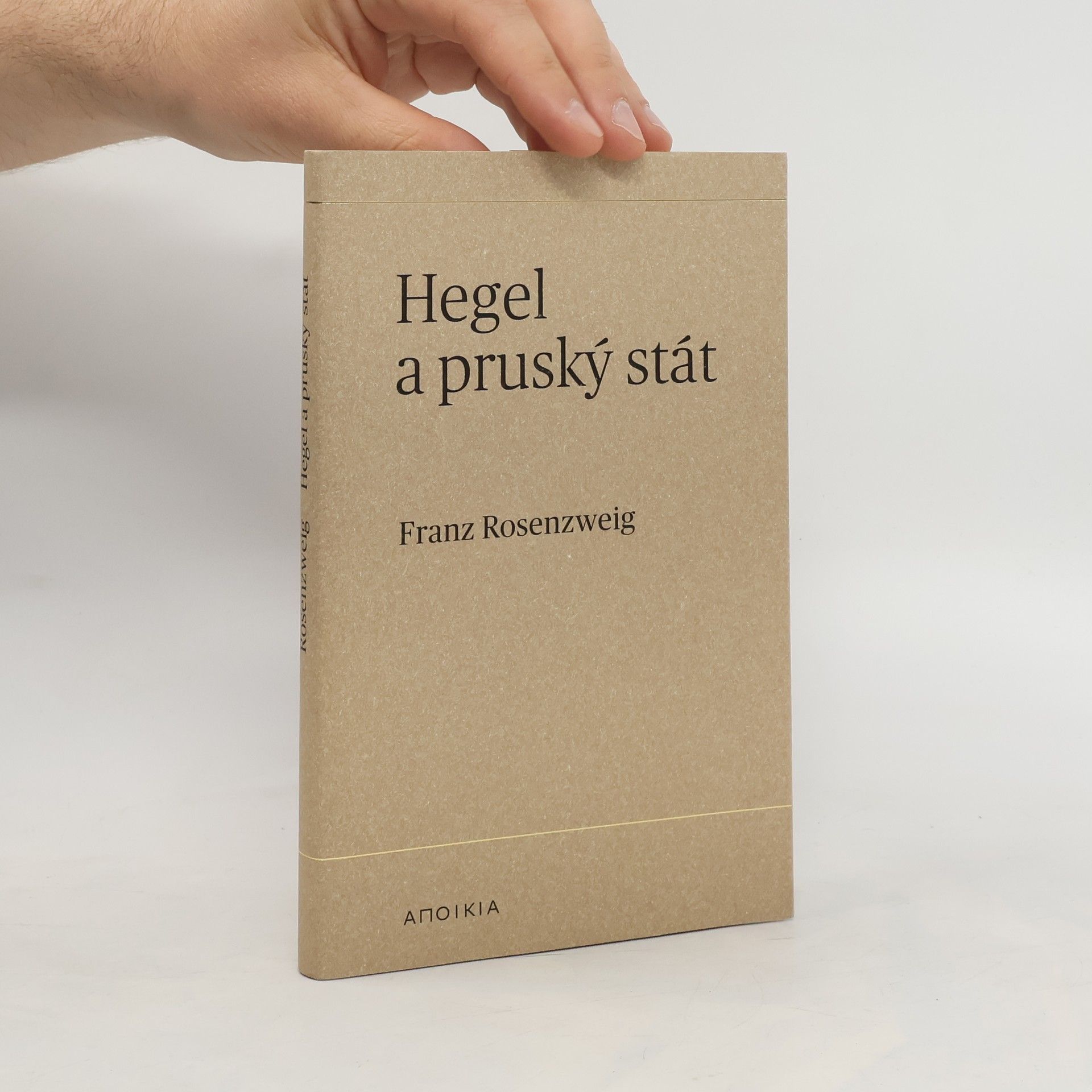 Franz Rosenzweig Hegel a pruský stát