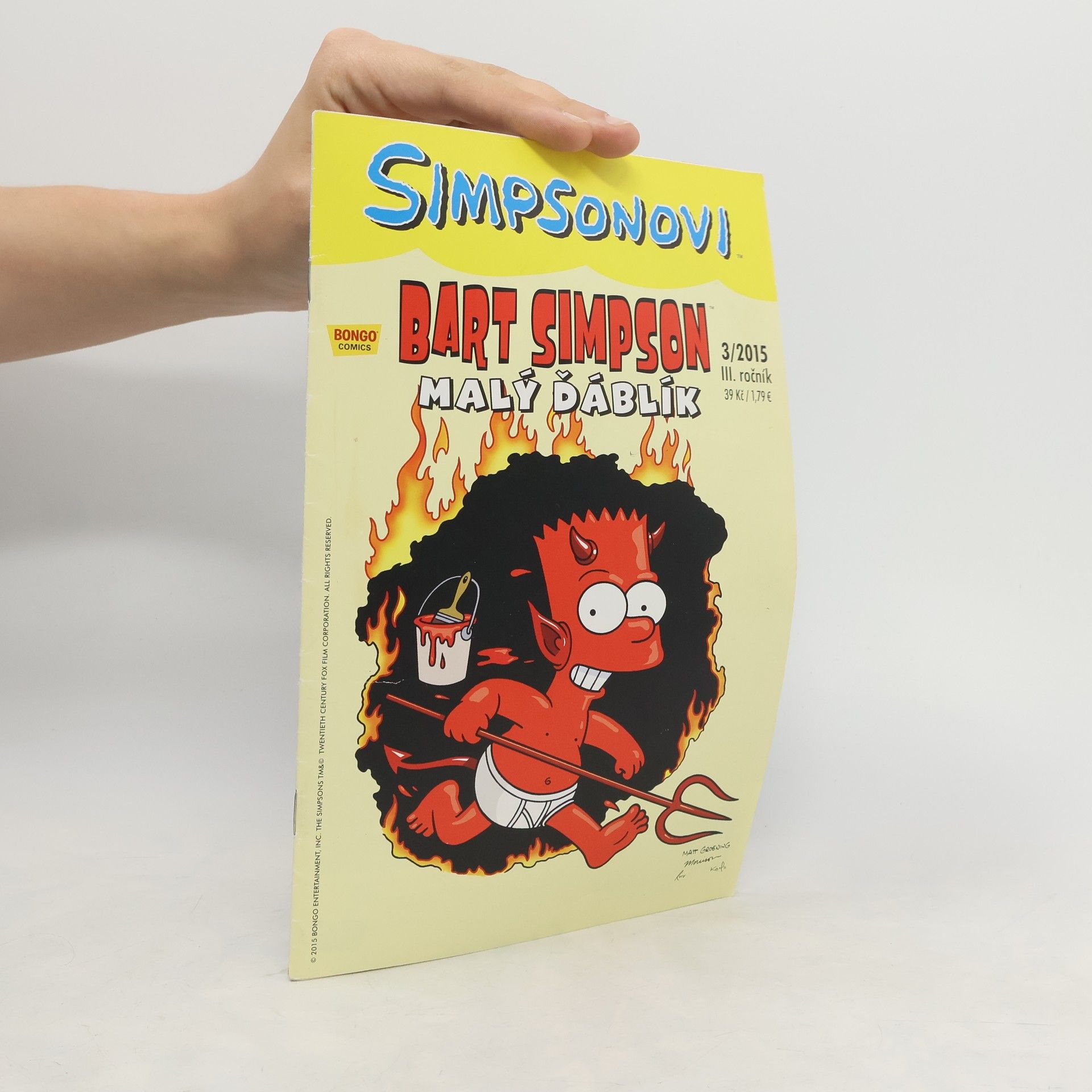 Matt Groening Simpsonovi. Bart Simpson: Malý ďáblík. 3/2015