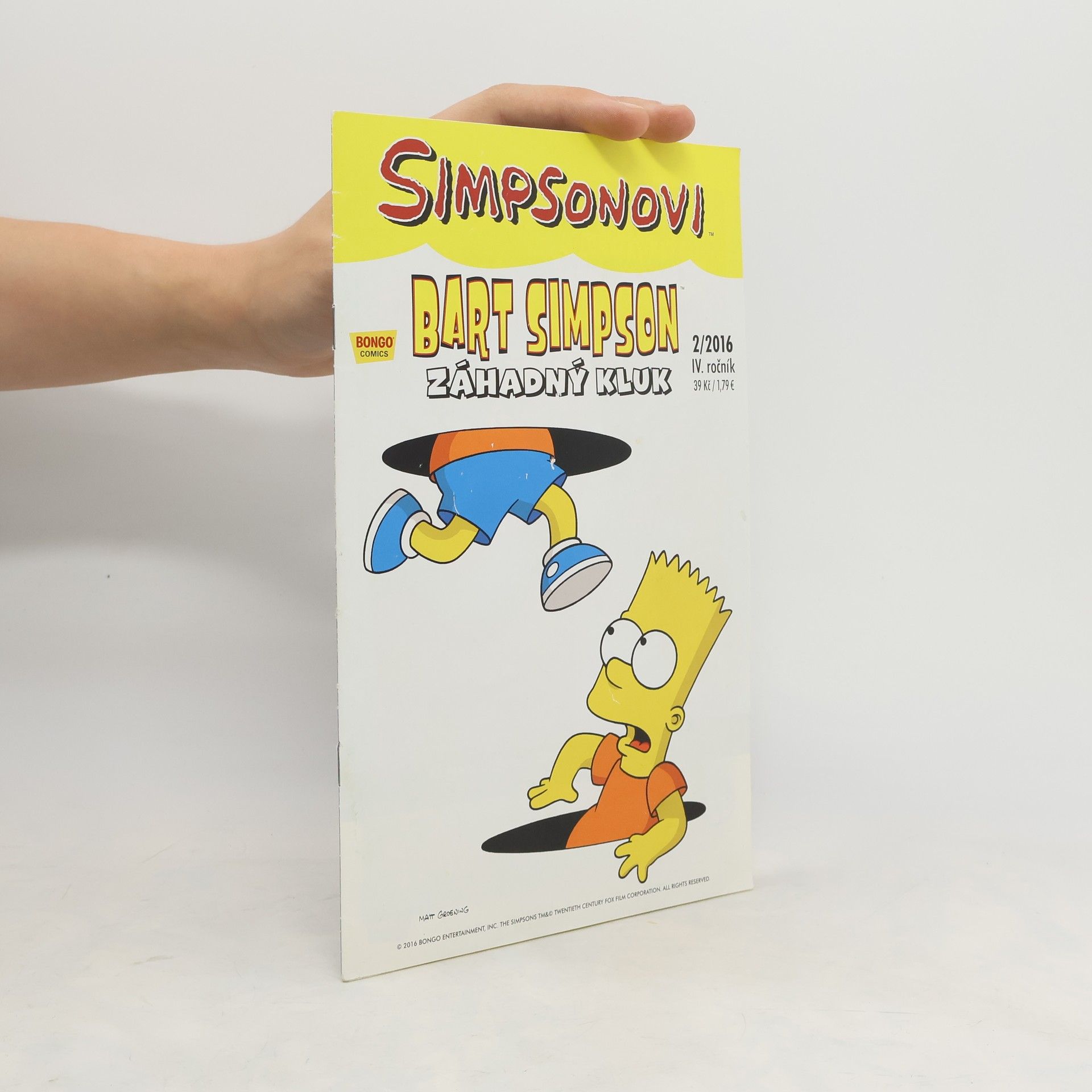 Matt Groening Simpsonovi - Bart Simpson 2/2016 - Záhadný kluk