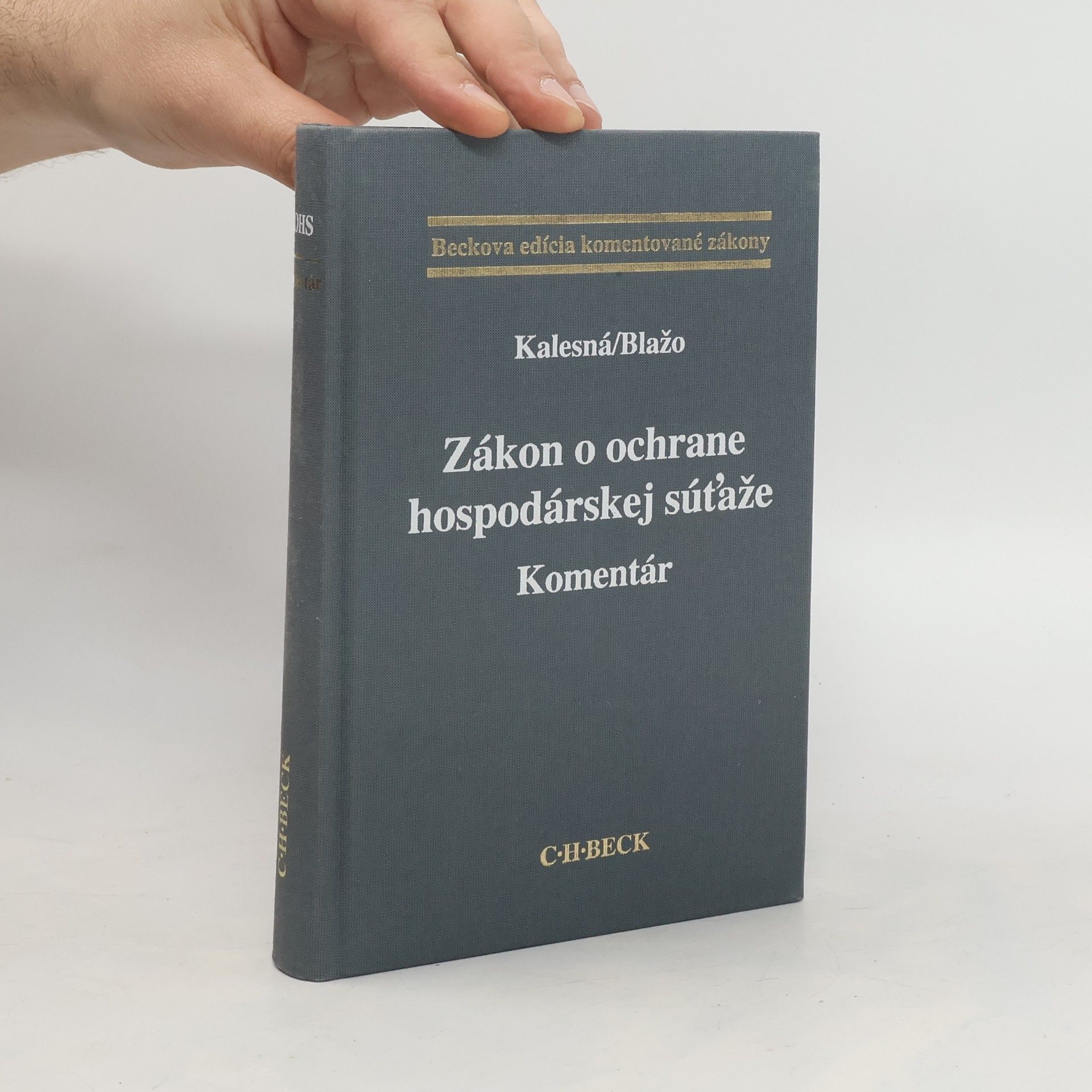 Slovensko Zákon o ochrane hospodárskej súťaže. Komentár