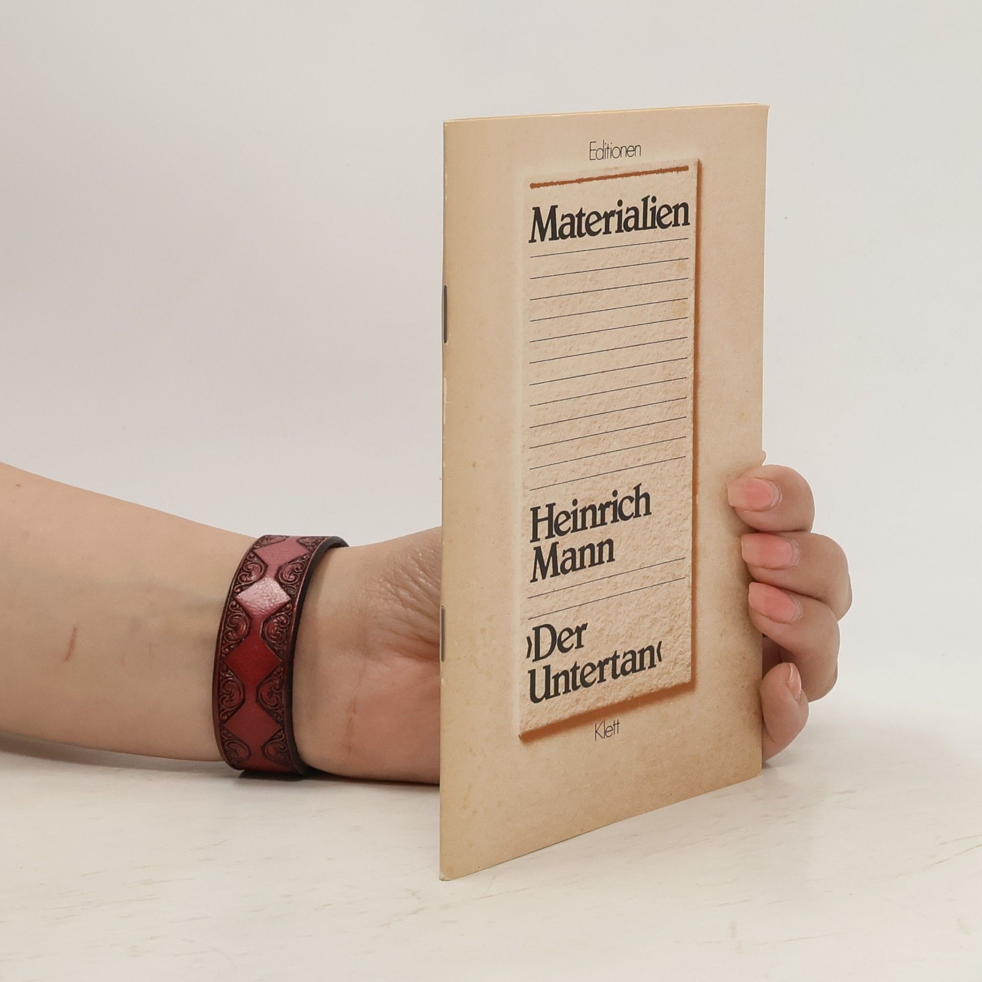 Jürgen Wolff Heinrich Mann. Der Untertan. Materialien