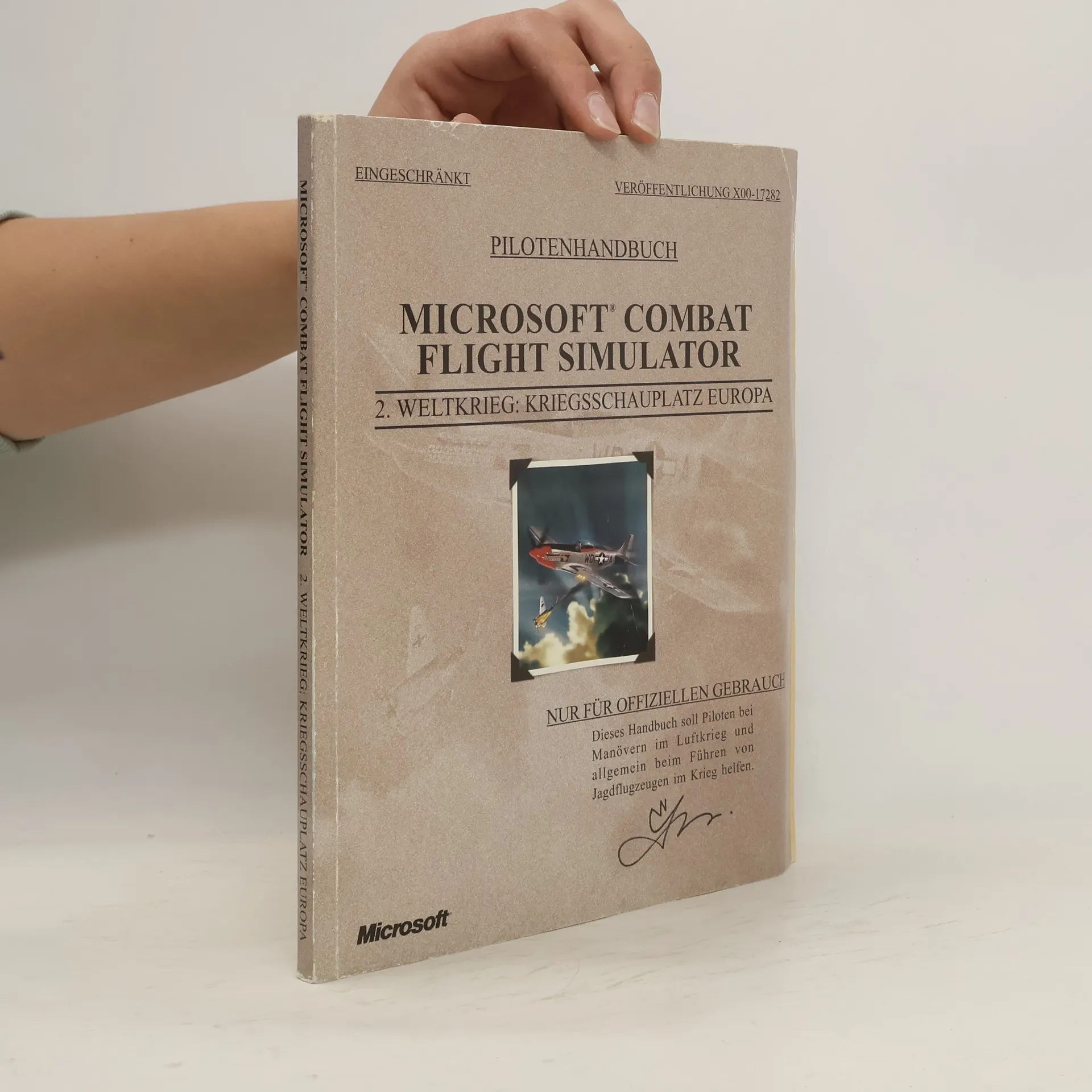 Pilotenhandbuch: Microsoft Combat Flight Simulator. 2 Weltkrieg: Kriegsschauplatz Europa | Book | Paperback | kolektiv | DE