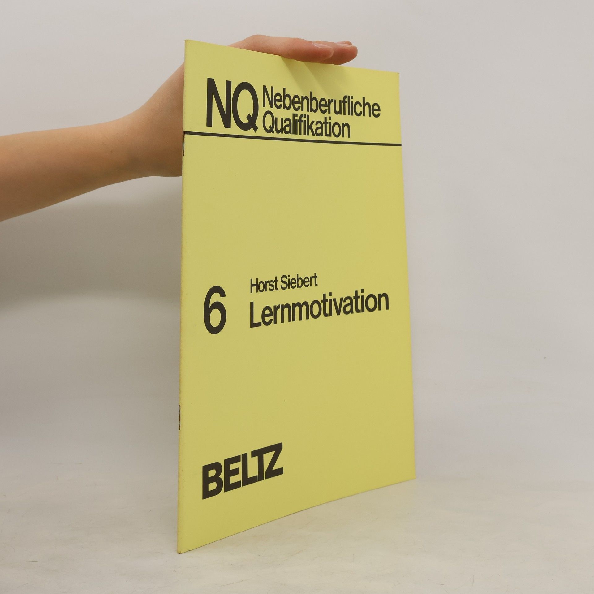 Horst Siebert Nebenberufliche Qualifikation. 6 Lernmotivation