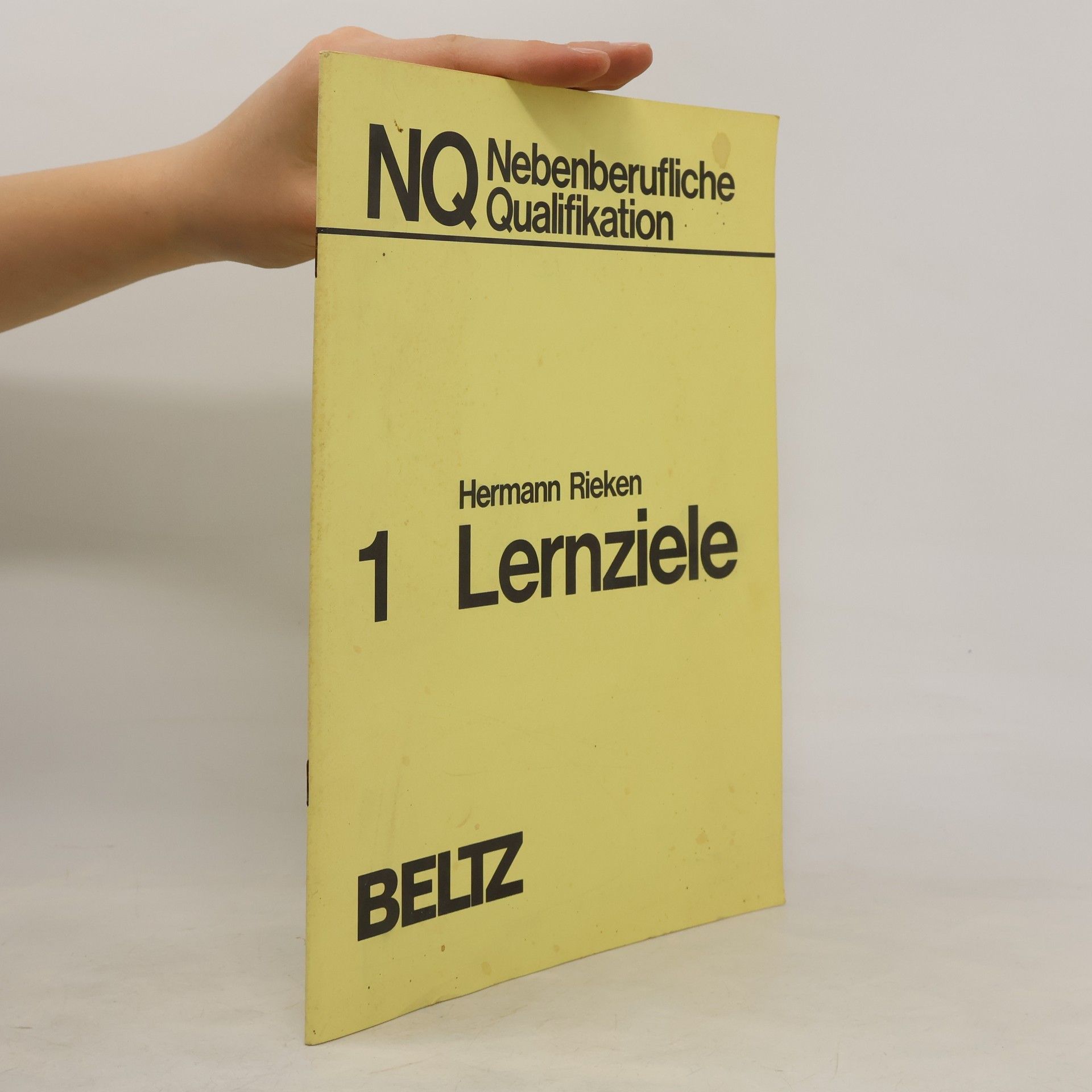 Nebenberufliche Qualifikation 1. Lernziele