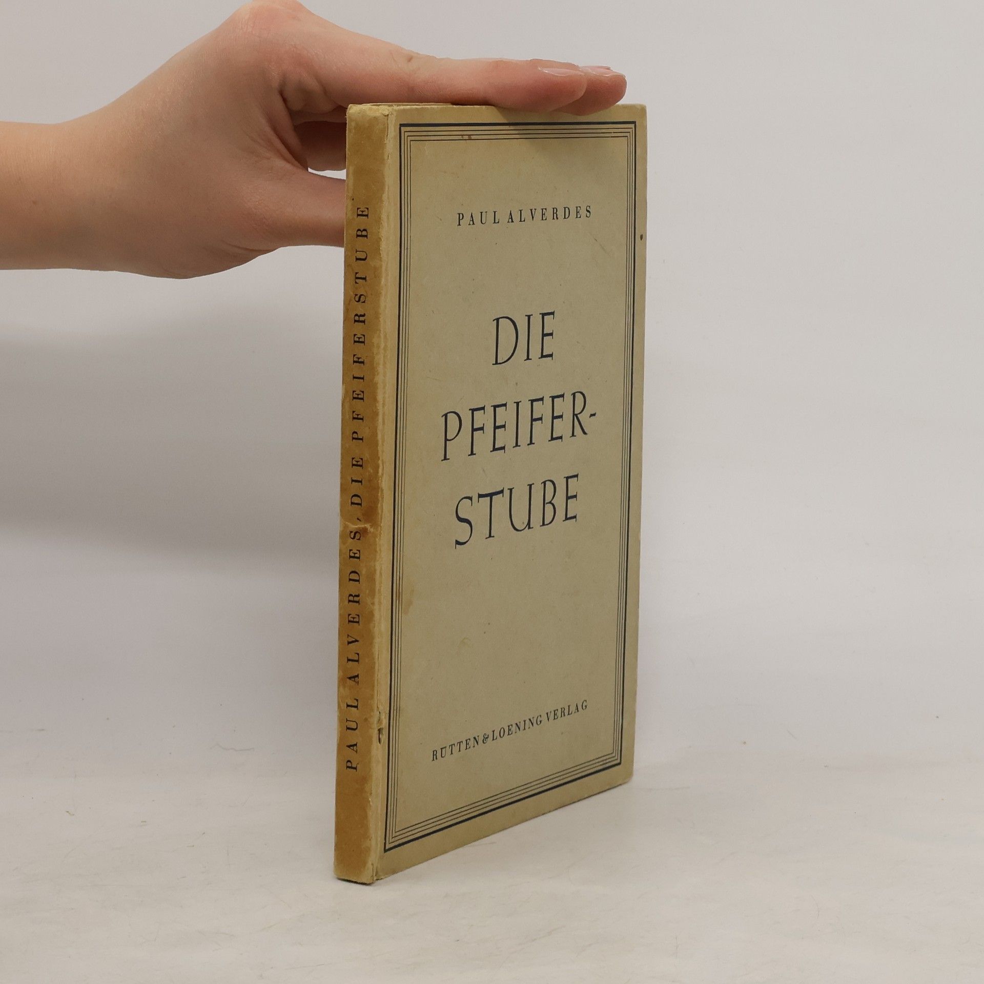 Paul Alverdes Die Pfeiferstube