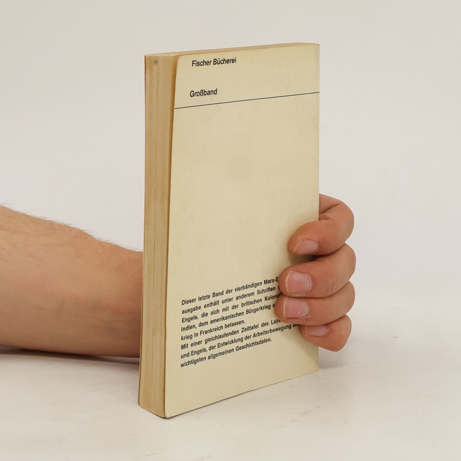 Friedrich Engels Studienausgabe IV. Geschichte und Politik