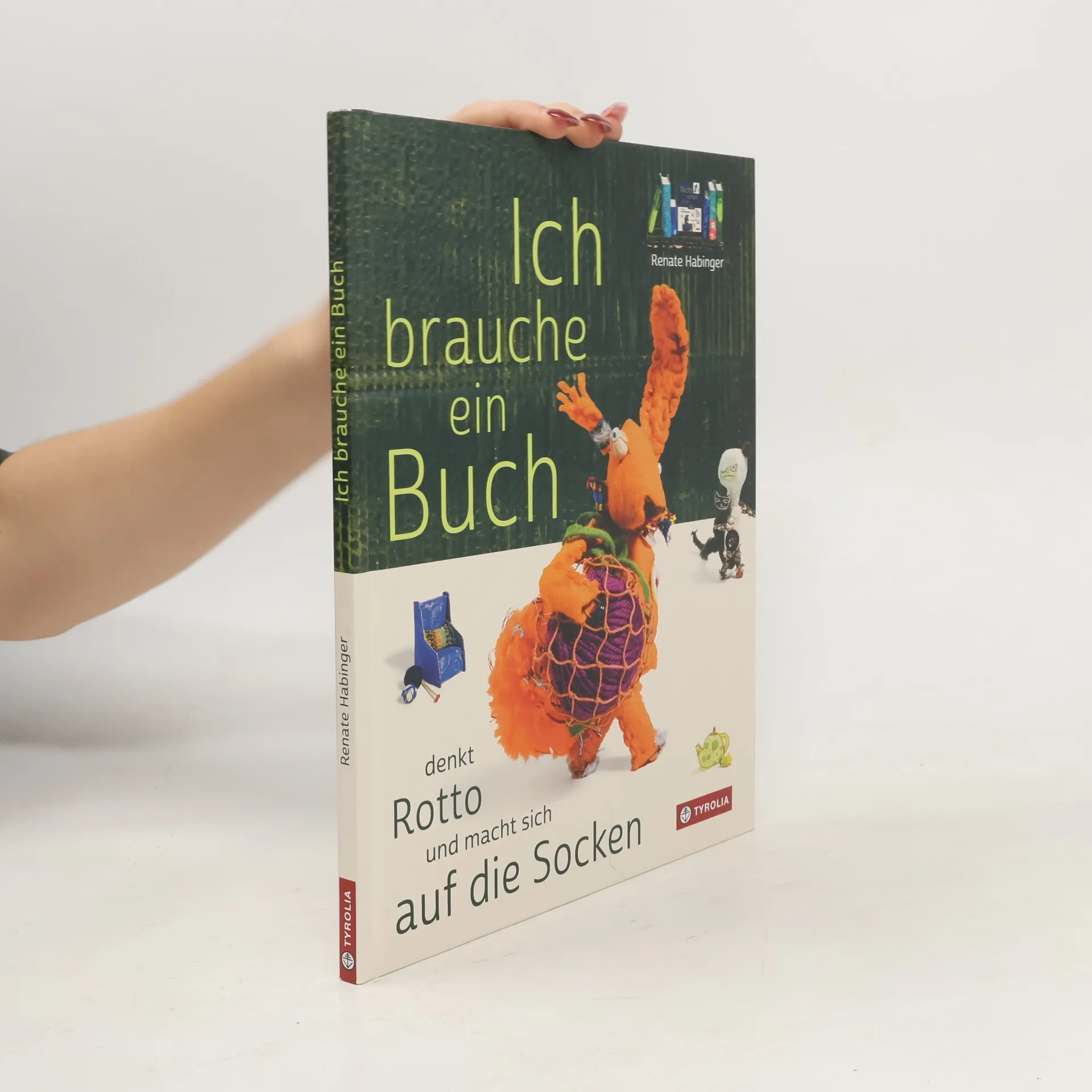 Ich brauche ein Buch, denkt Rotto und macht sich auf die Socken | Book | Renate Habinger | DE