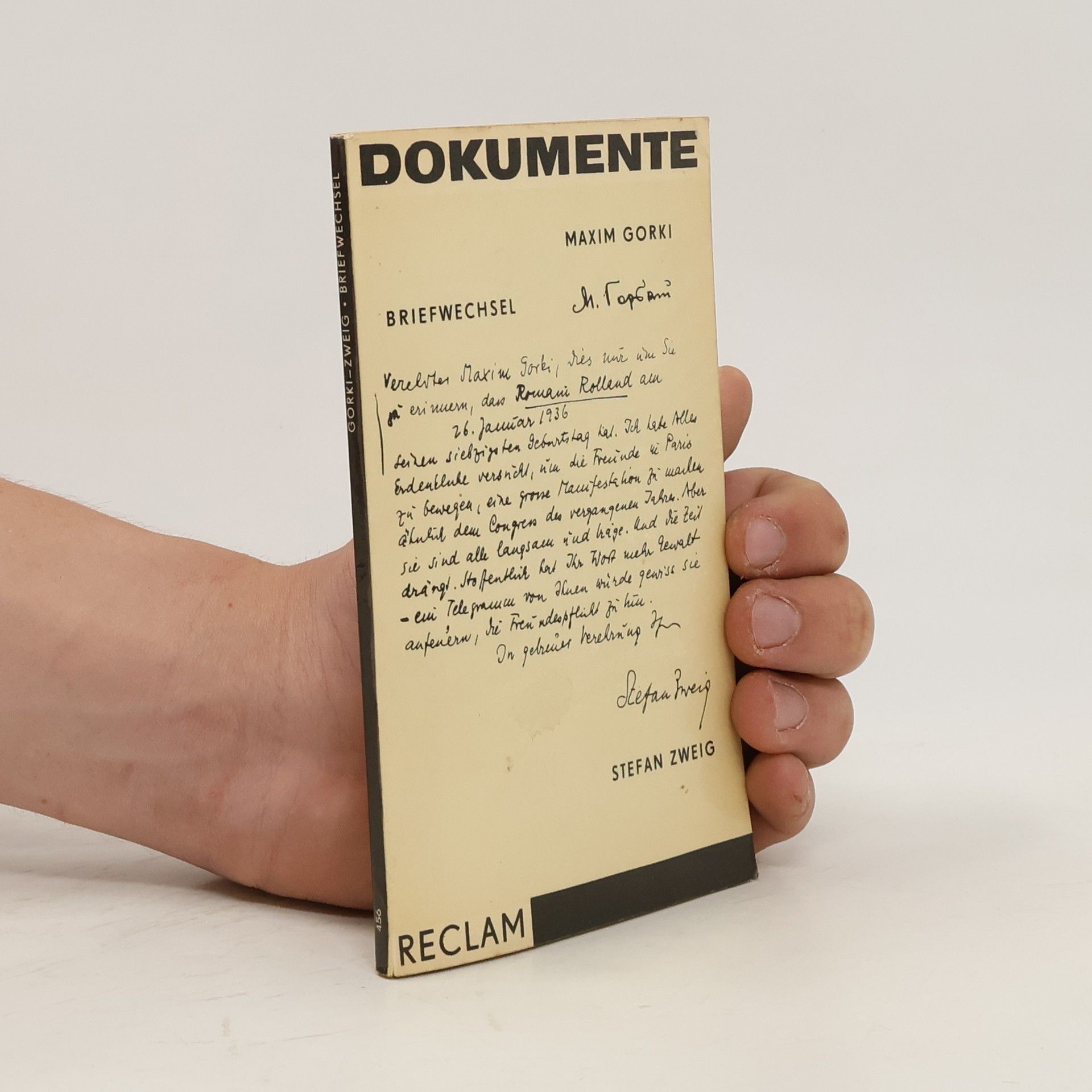 Stefan Zweig Dokumente