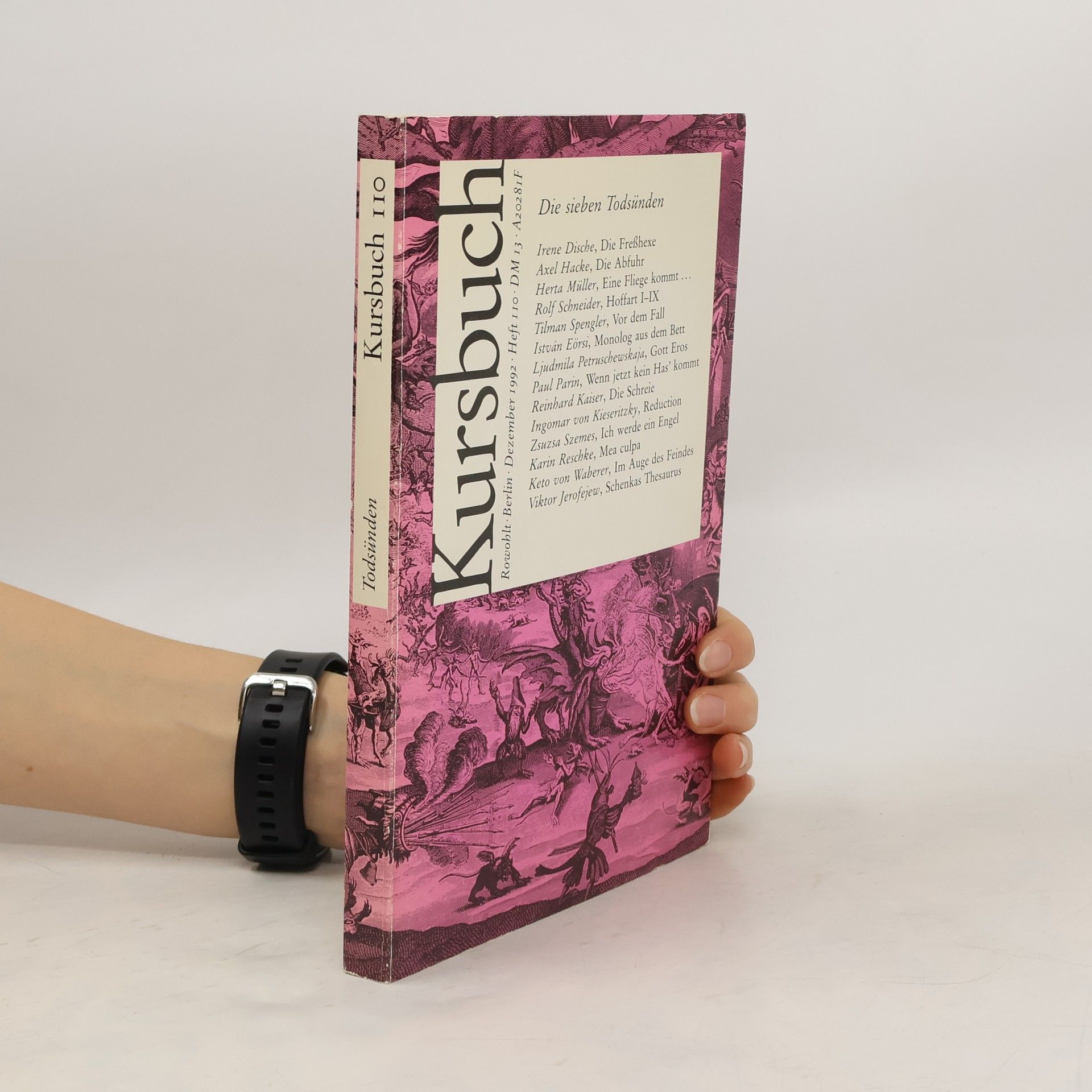 Irene Dische Kursbuch Heft 110: Die sieben Todsünden
